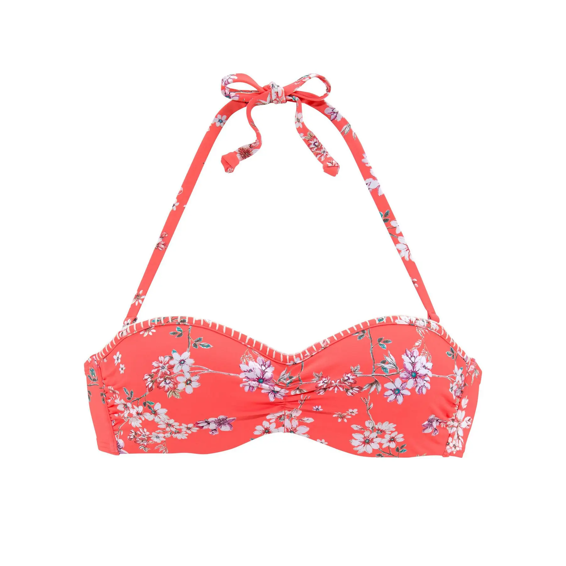 Haut di bikini bandeau imbottito donna  Ditsy