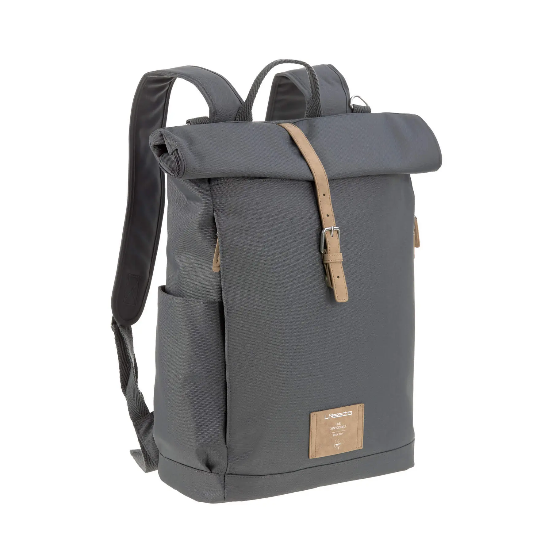 4042183410258 - Wickelrucksack Rolltop anthracite inkl Zubehör & Wickelunterlage anthrazit