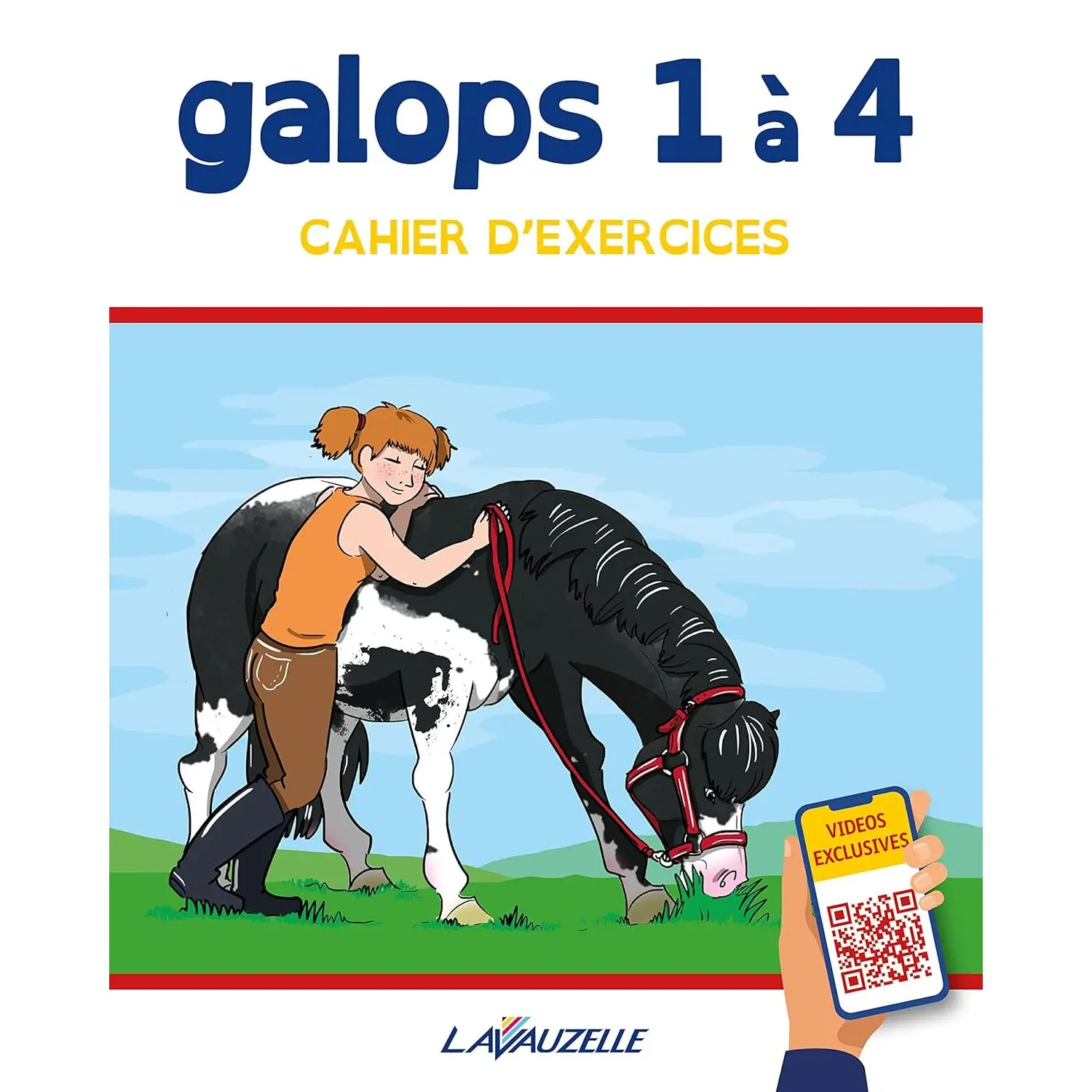 Livre d'exercices galop 1 à 4 avec vidéos Lavauzelle