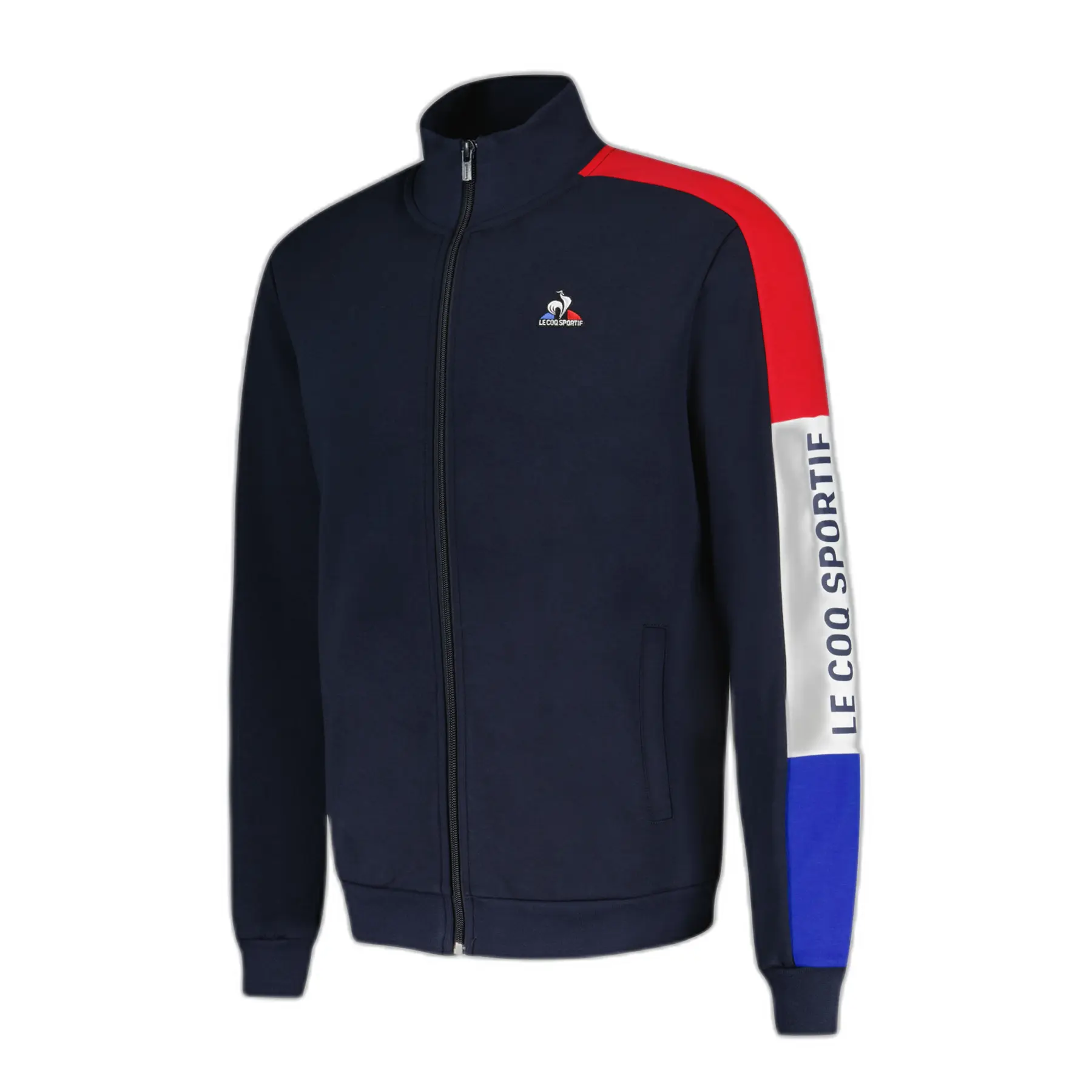Veste Coupe-vent Le Coq Sportif Homme Taille L - Noir Bleu, Vintage Années 80/90, Parfait état
