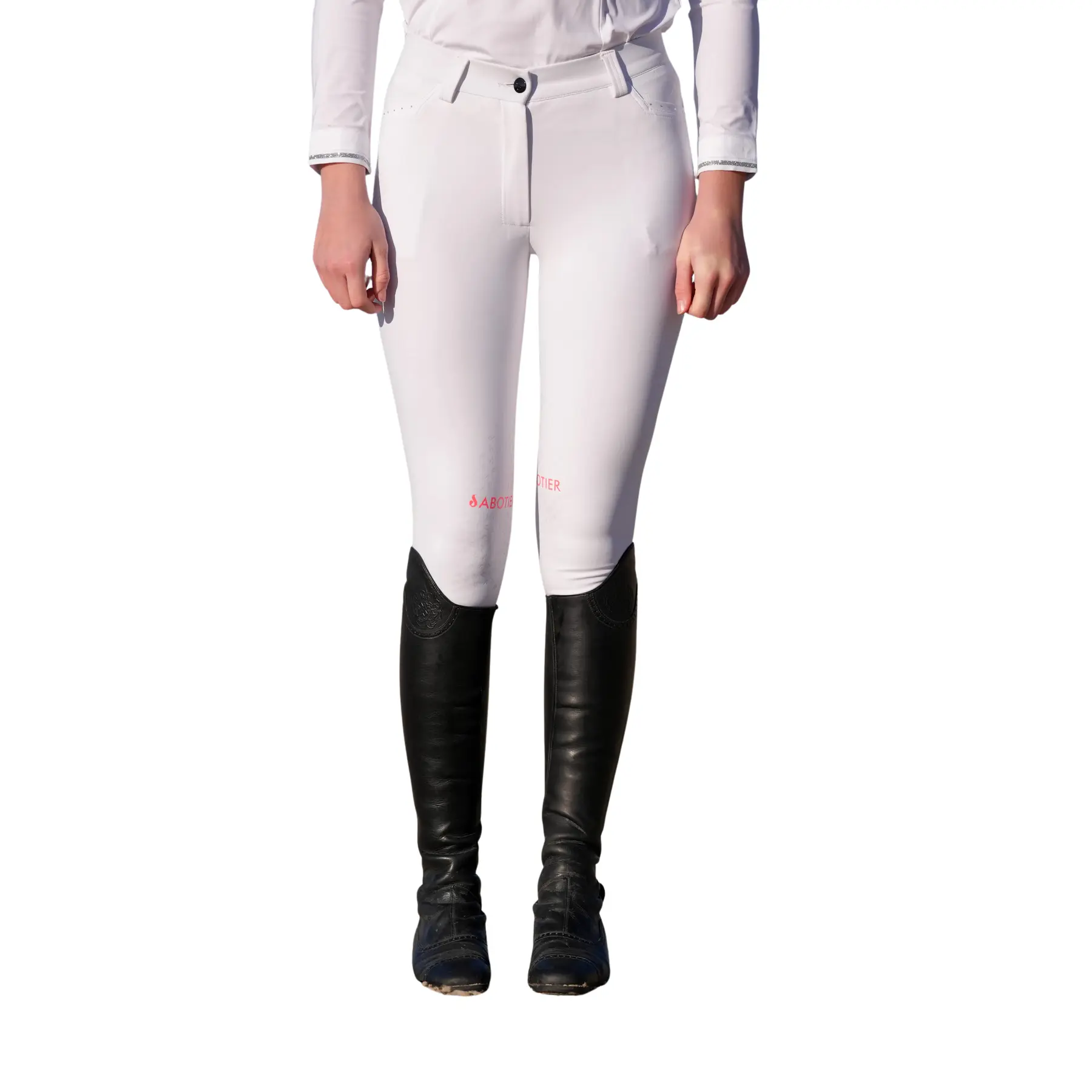 Comparer les prix de Pantalon de concours équitation mid grip femme Le Sabotier Athina