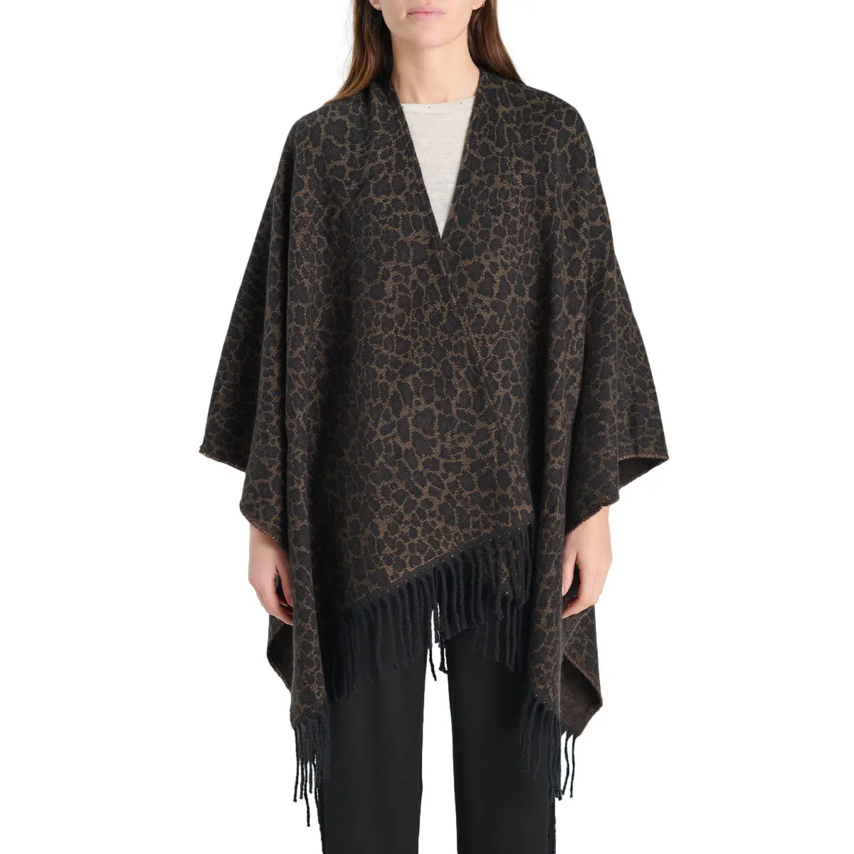 Poncho Damen Le Temps des cerises Amber