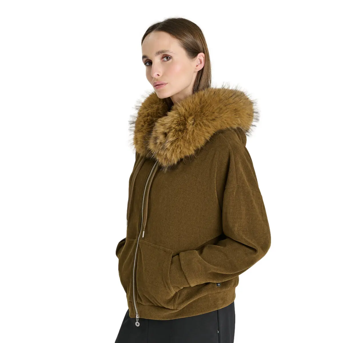 Kapuzenjacke mit Reißverschluss für Damen Le Temps des cerises Chey