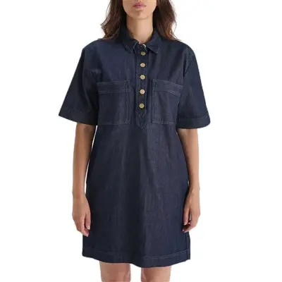 Women's denim dress Le Temps des cerises Mercury