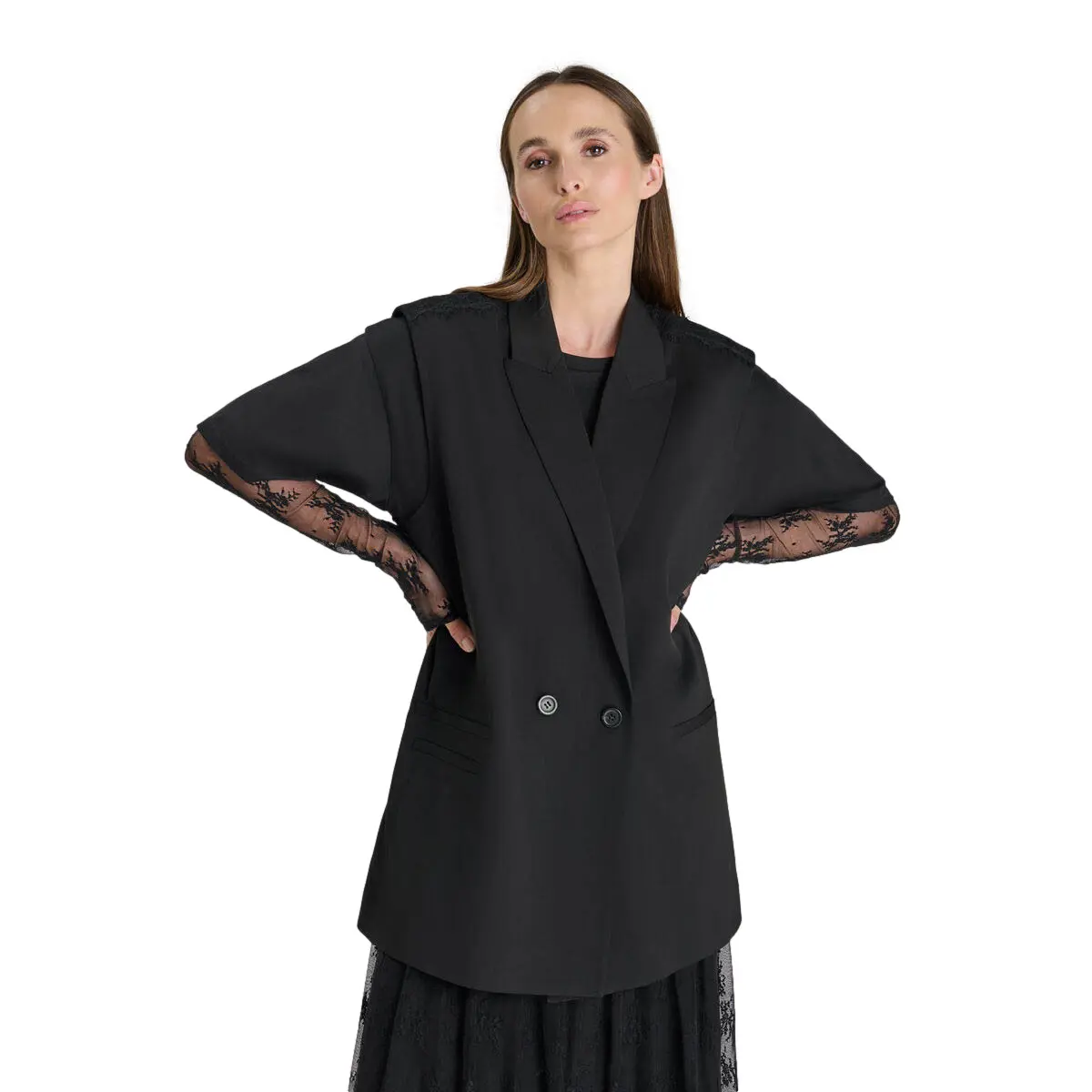 Ärmelloser Blazer Damen Le Temps des cerises