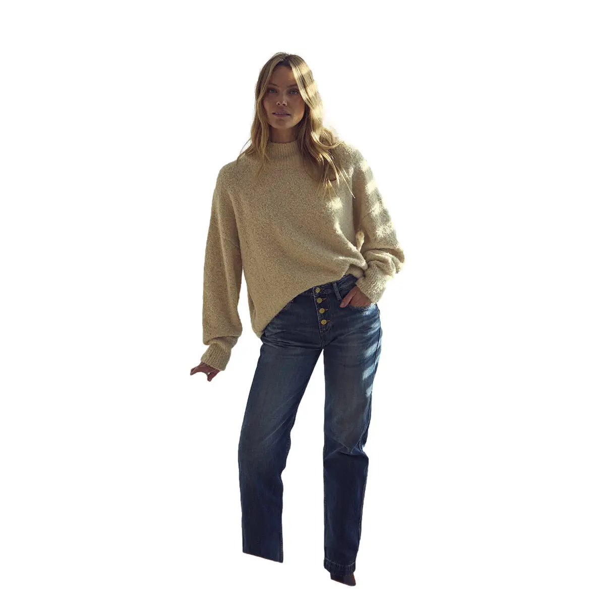 Damen Regular Jeans Le Temps des cerises Basic