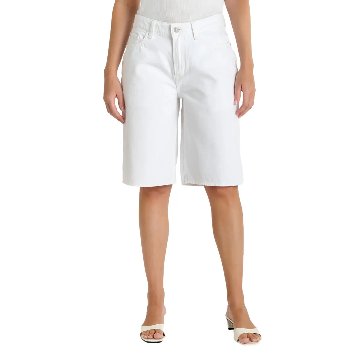 Short in jeans Abeille donna