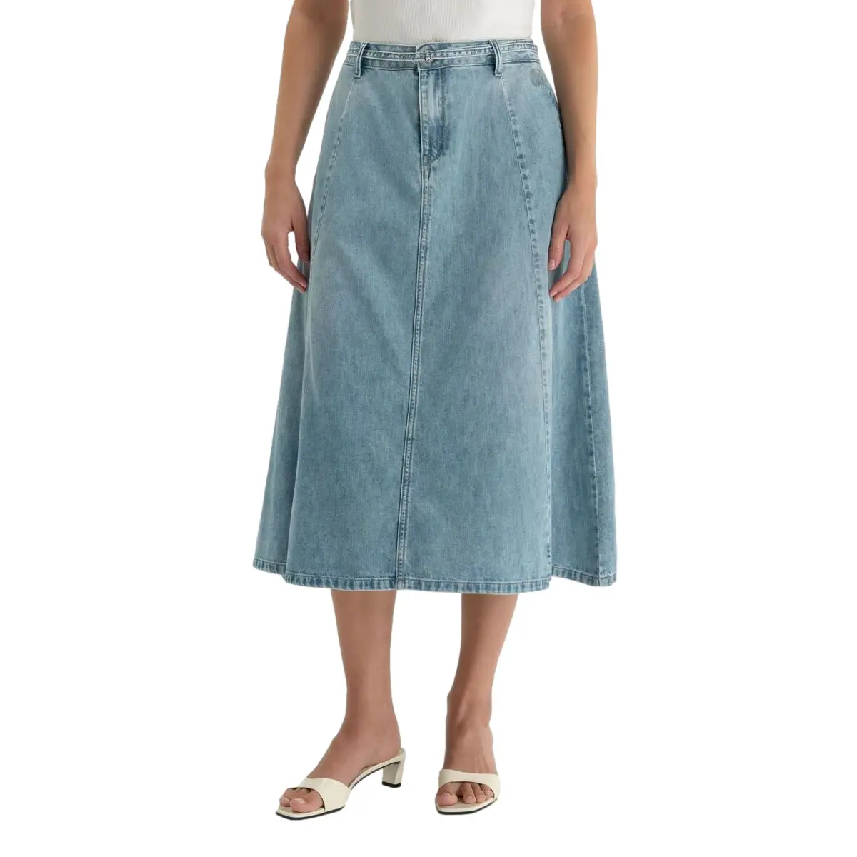 Denim skirt for women Le Temps des cerises Anette