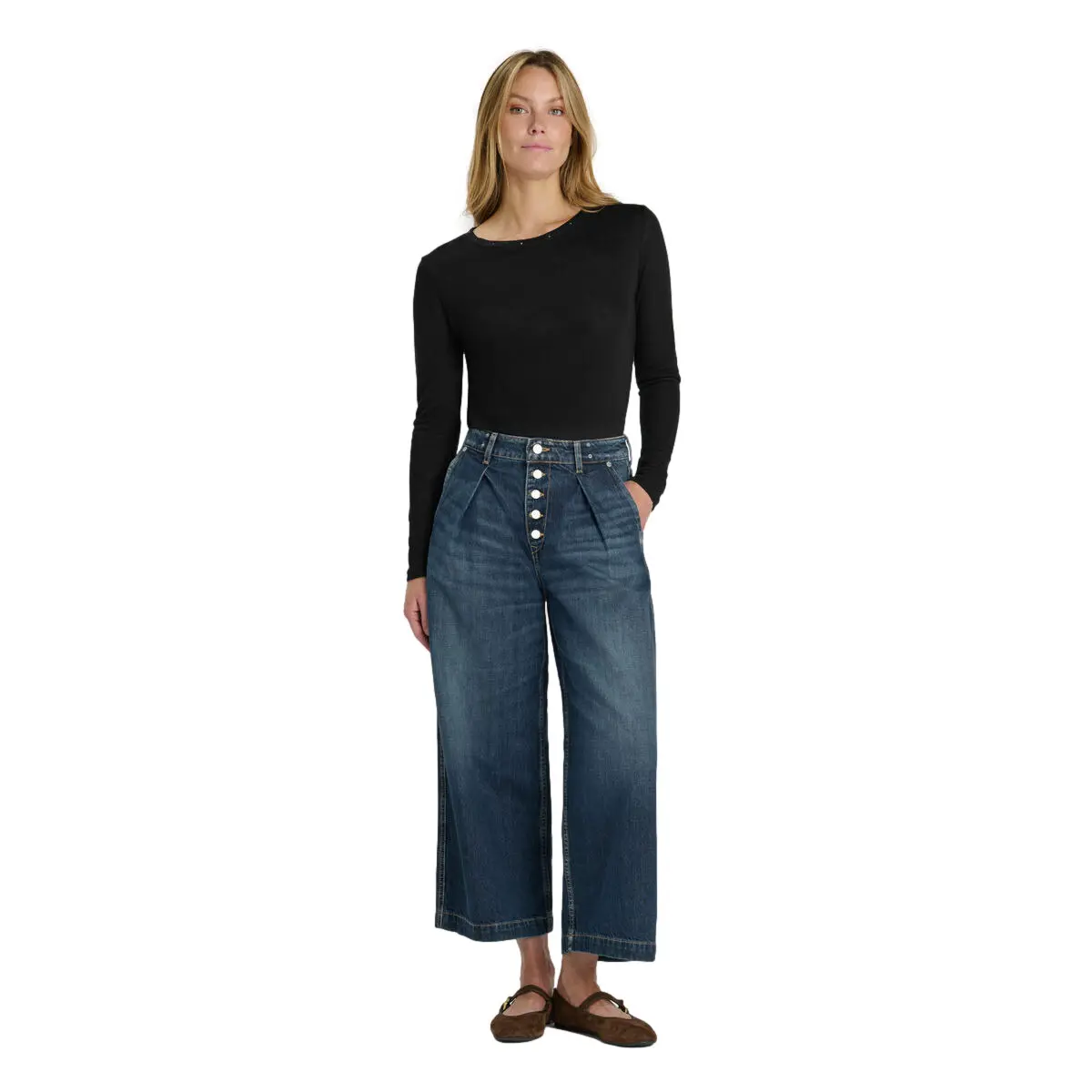 Weite Damenjeans Le Temps des cerises Donna