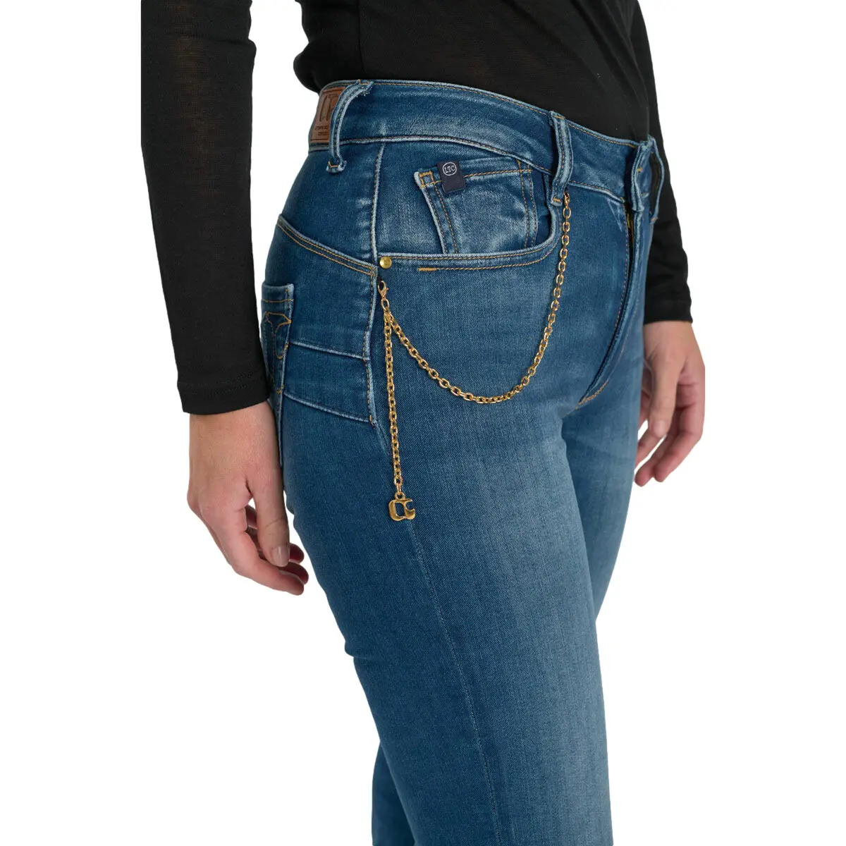 Slim Jeans für Frauen Le Temps des cerises Kela