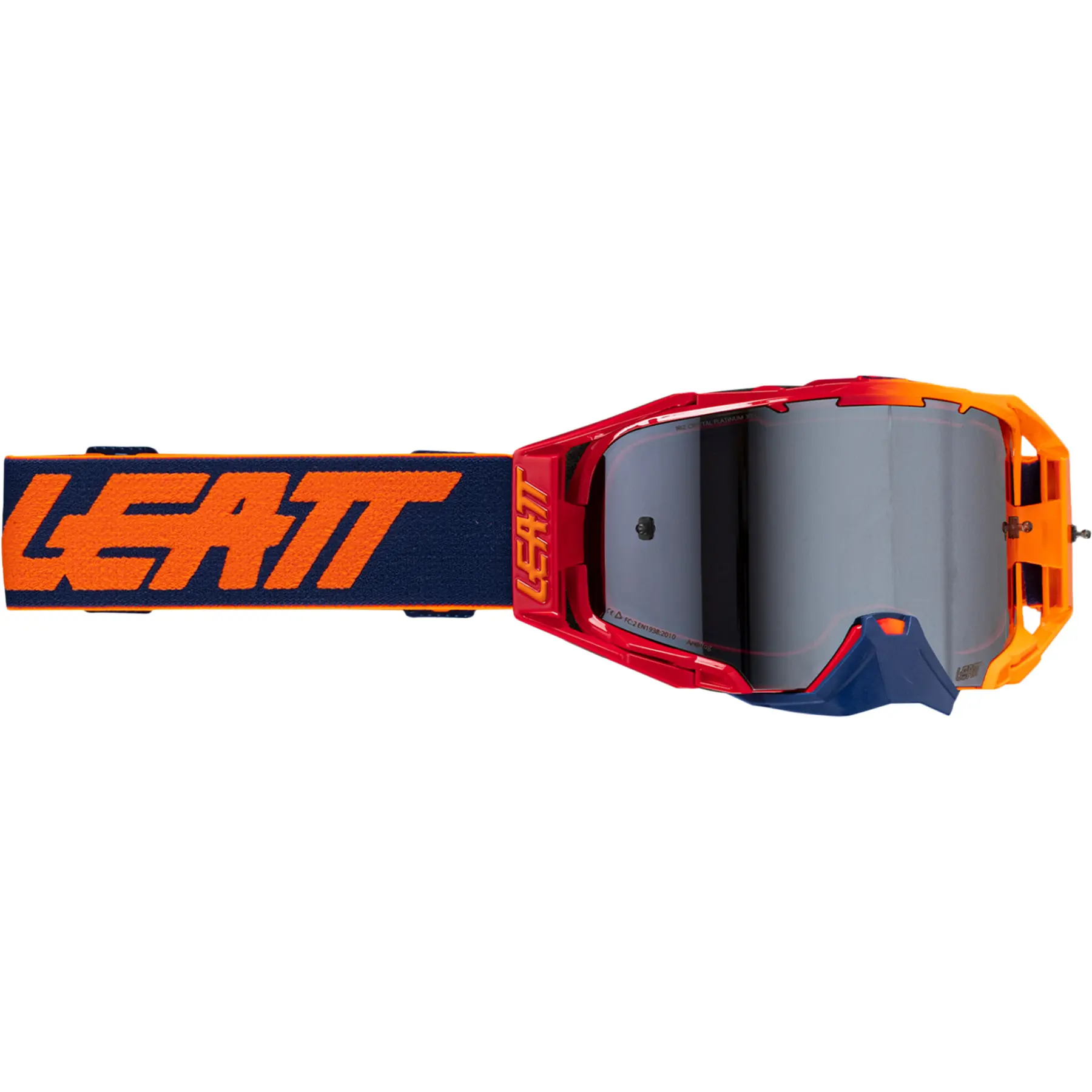 Motocross-Brille Leatt Velocity 6.5 Cryztal Iriz Platinum 30 VLT