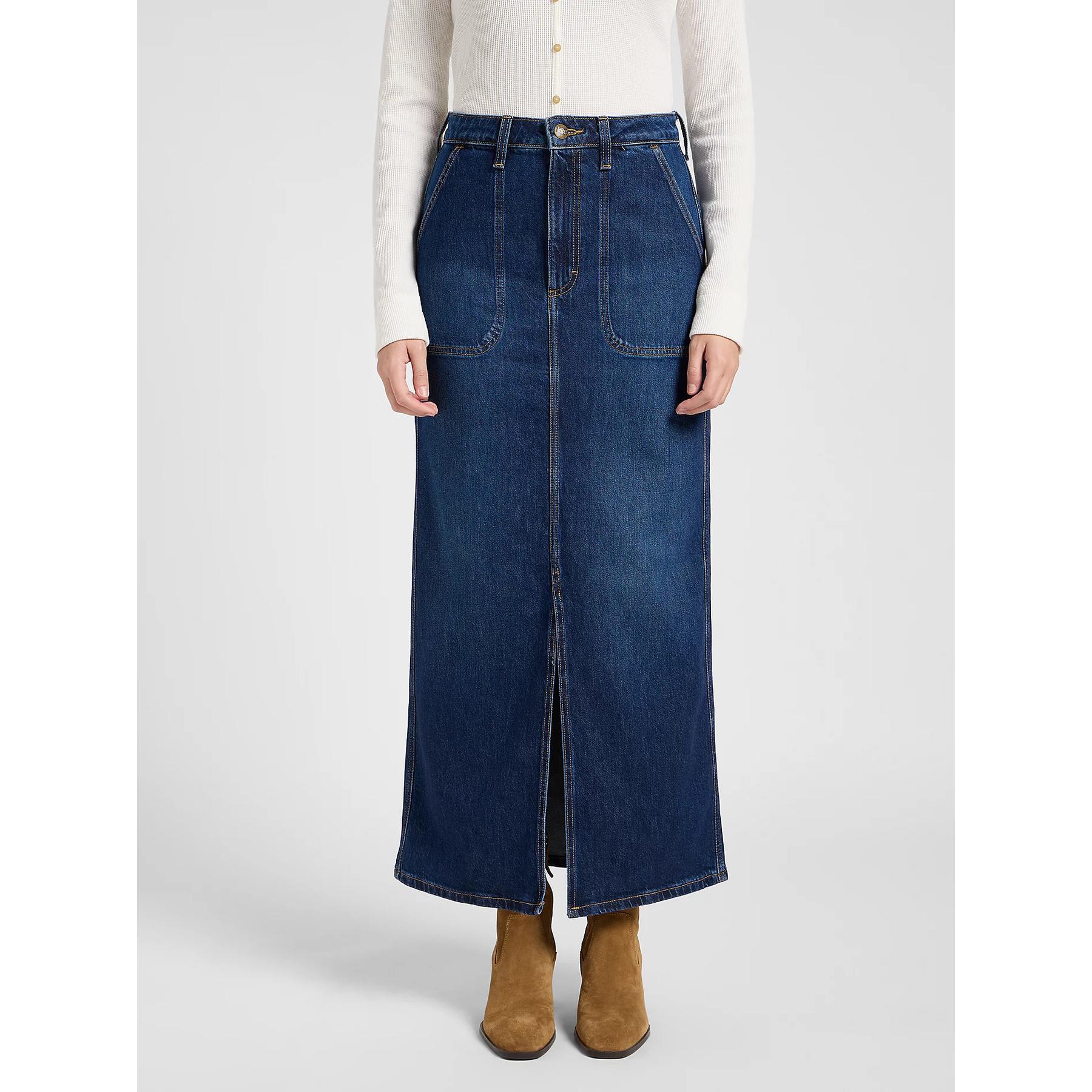 5401139443068 - Jeansrock Maxi Damen Lee