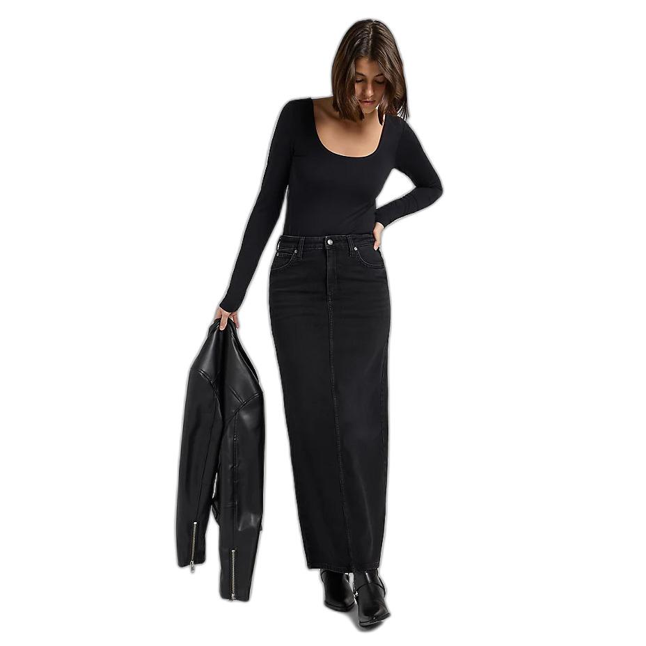 5401139445246 - Jeansrock Damen Back Slit Maxi