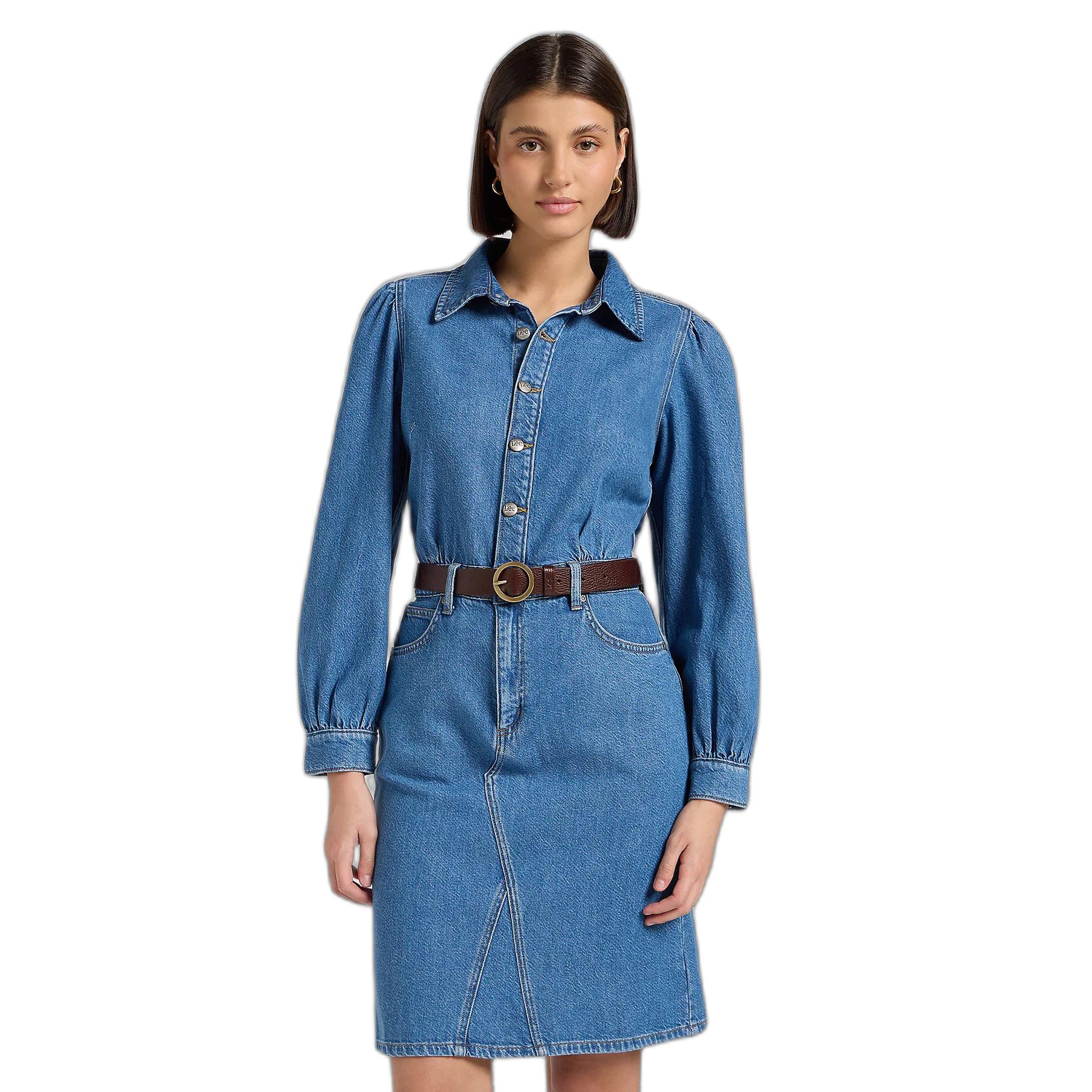 5401139461840 - Jeanskleid mit langen Ärmeln Damen Lee