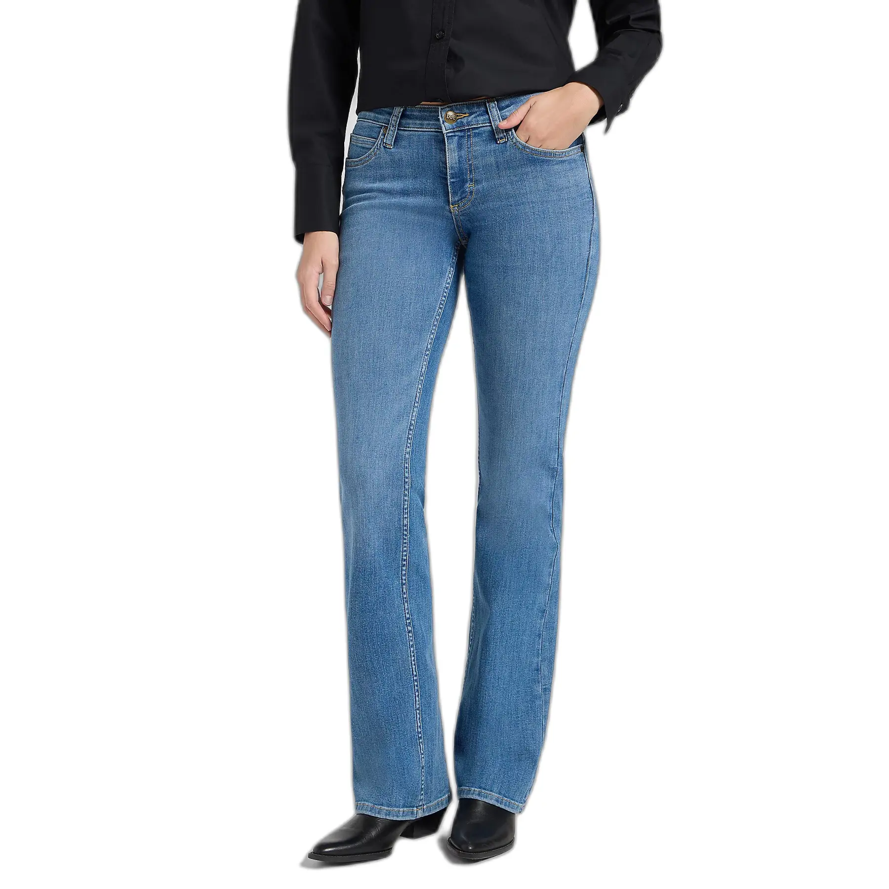 Women's Bootcut Jeans Lee Flap Pocket Jessica