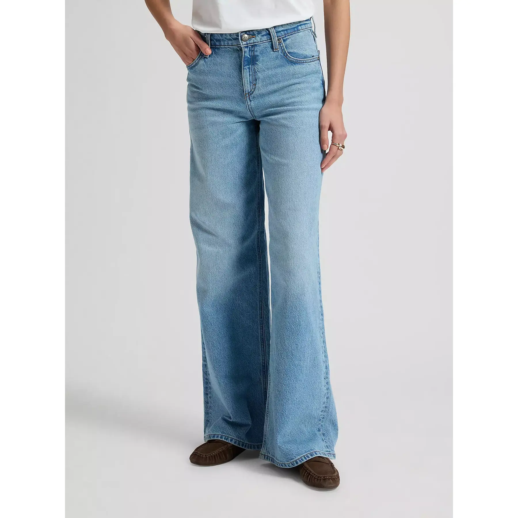 Jeans a gamba larga donna  Hope