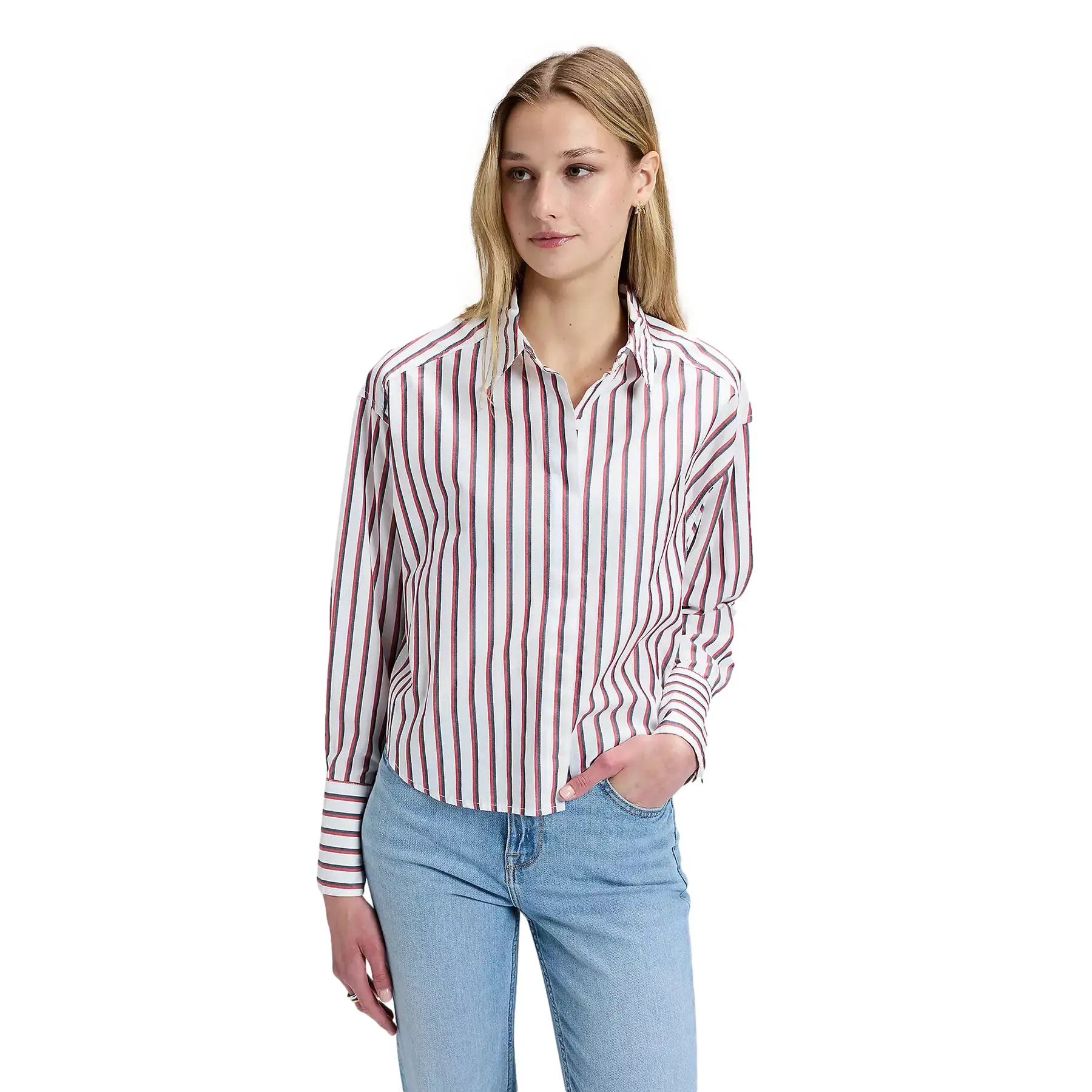 Lee Women's Rouge ’S Striped Long-Sleeve Shirt Samba