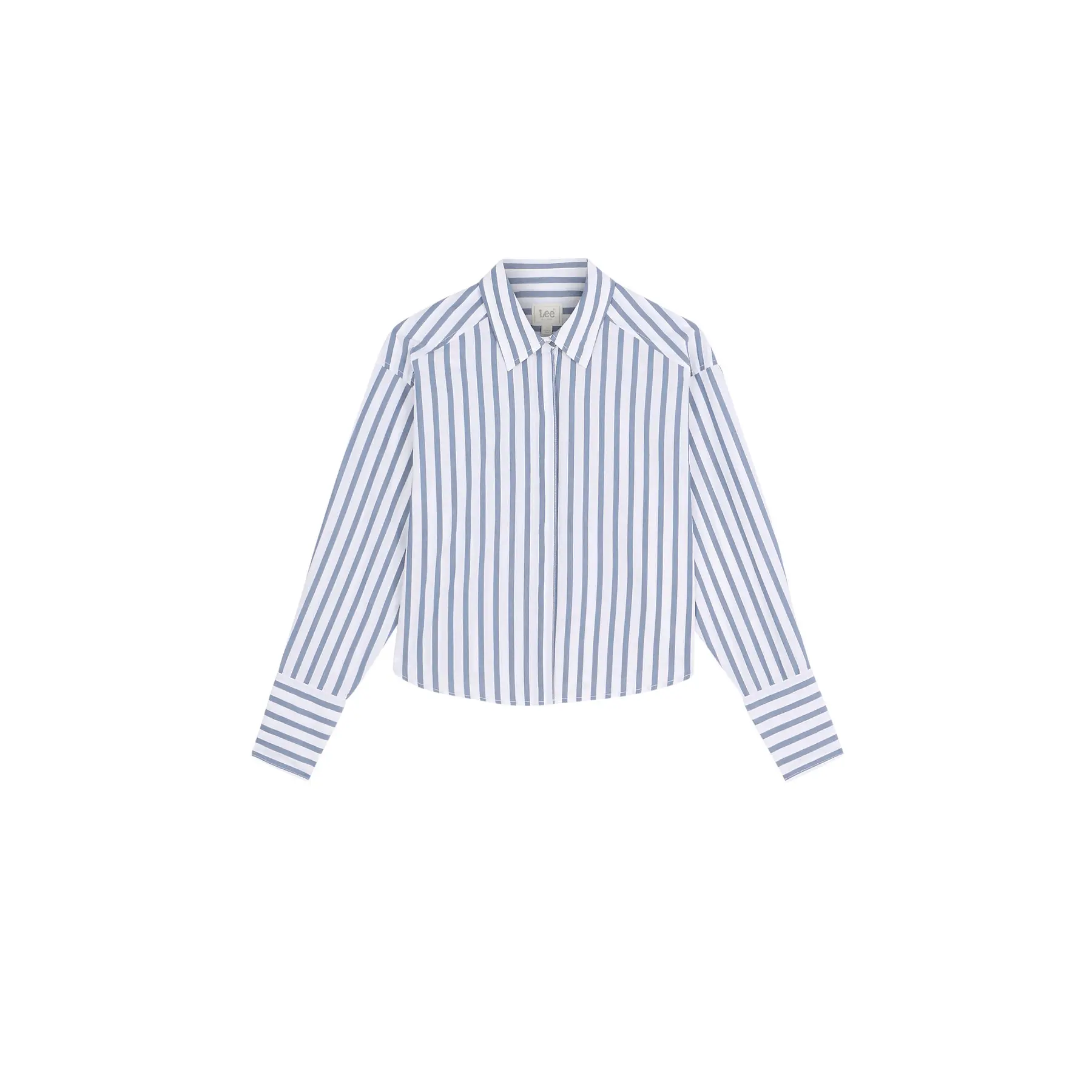 Lee Women's Bleu ’S Striped Long-Sleeve Shirt Samba