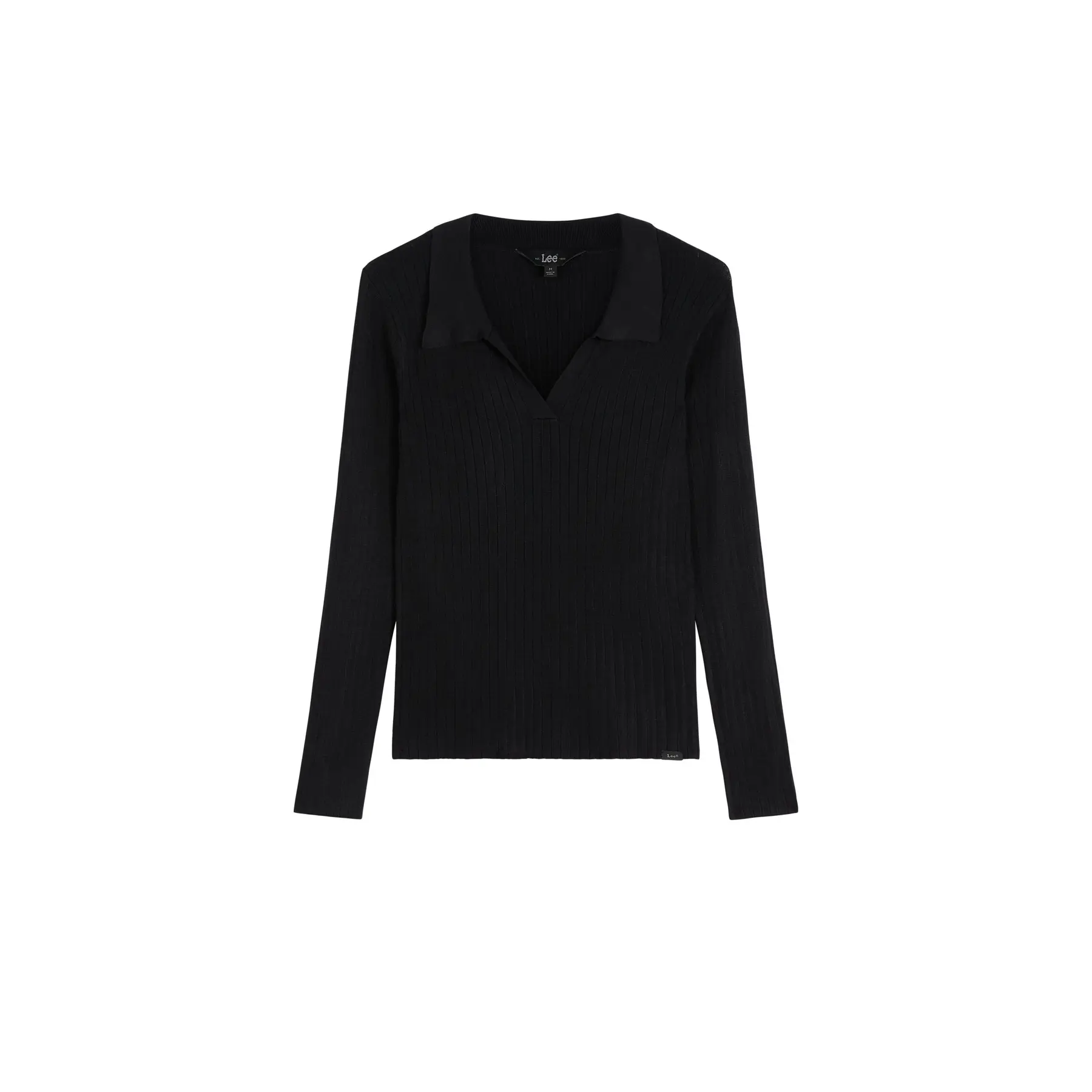 Lee Women's Noir Long-Sleeved Polo Shirt