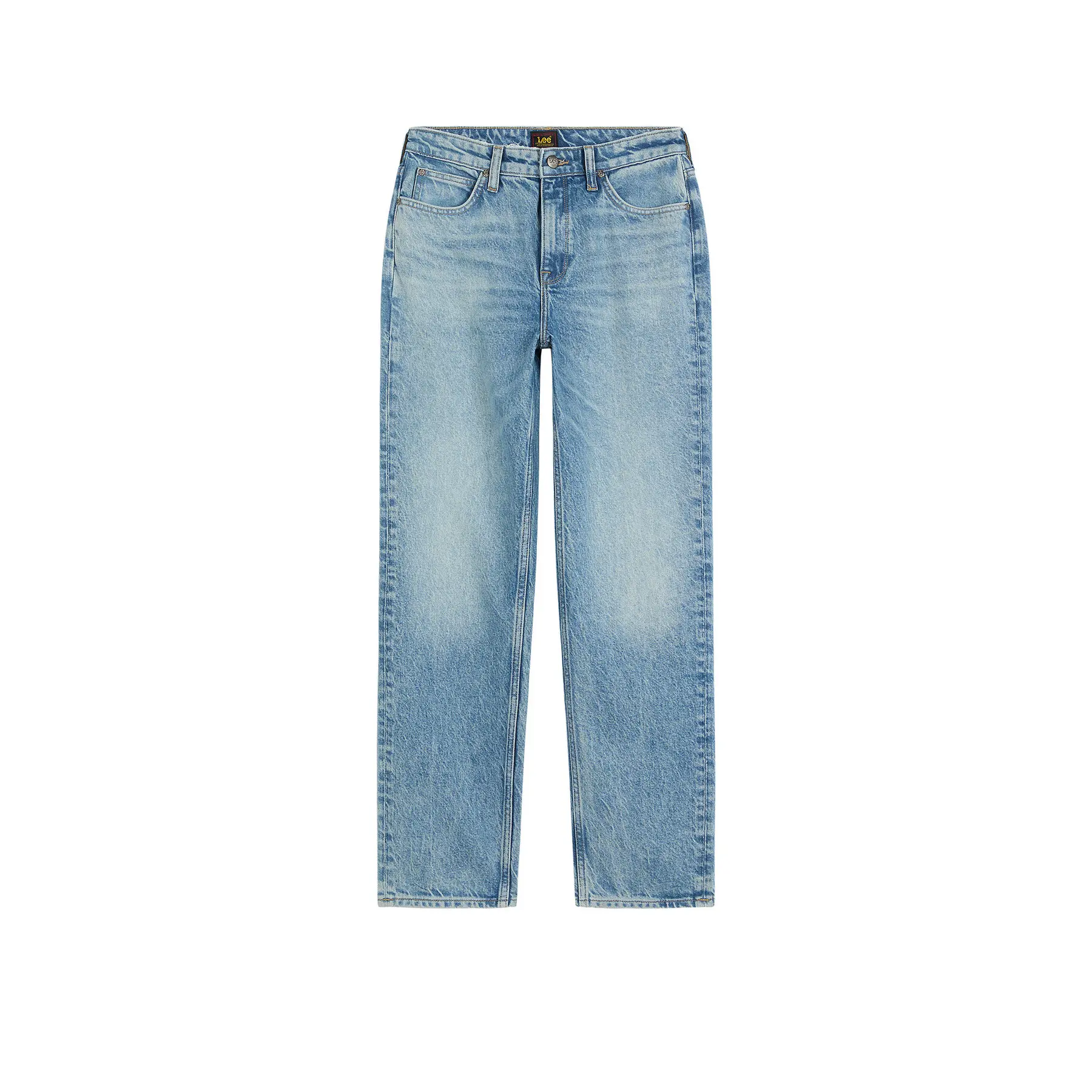 Lee Women's Bleu Straight Jeans For Carol