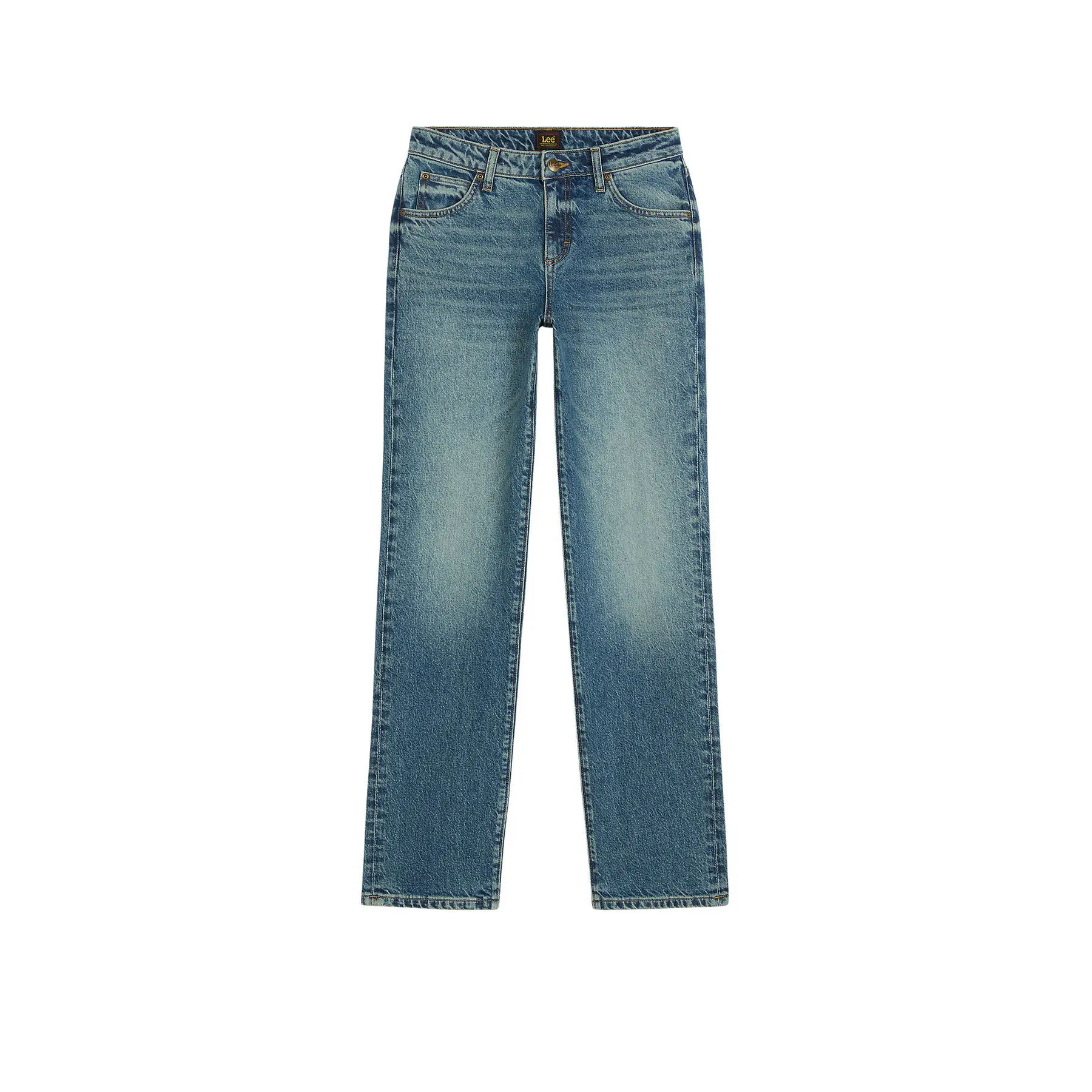 Lee Women's Bleu Straight Jeans For London Western Ride