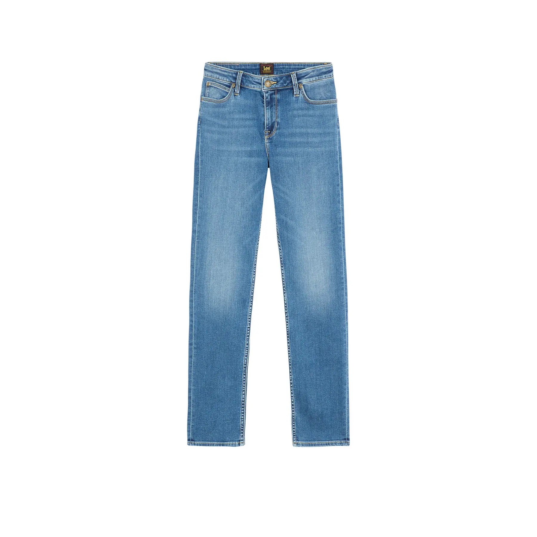 Lee Women's Bleu Straight Jeans For Elly