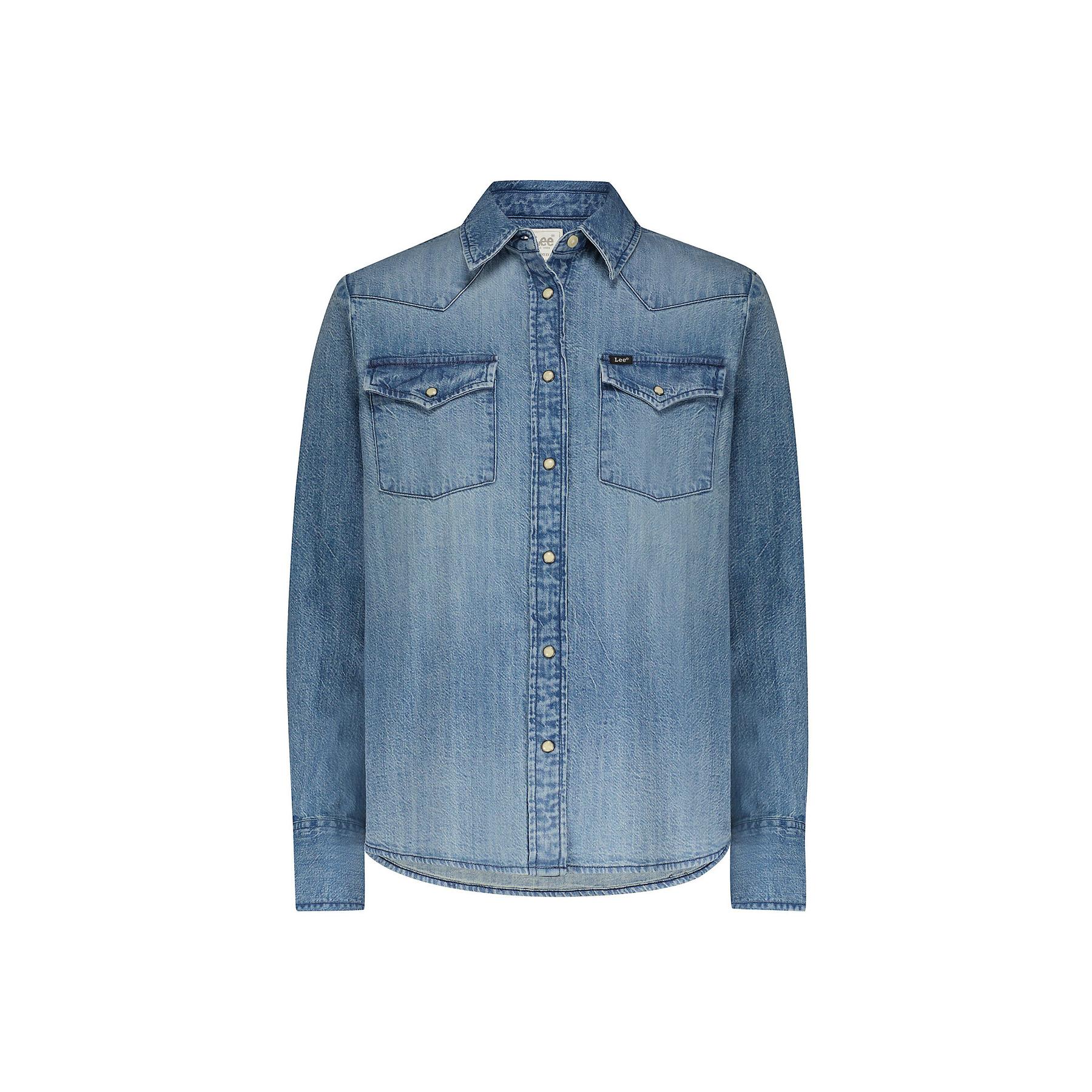 5401019826899 - Damen Jeans Westernhemd mit langen Ärmeln MT