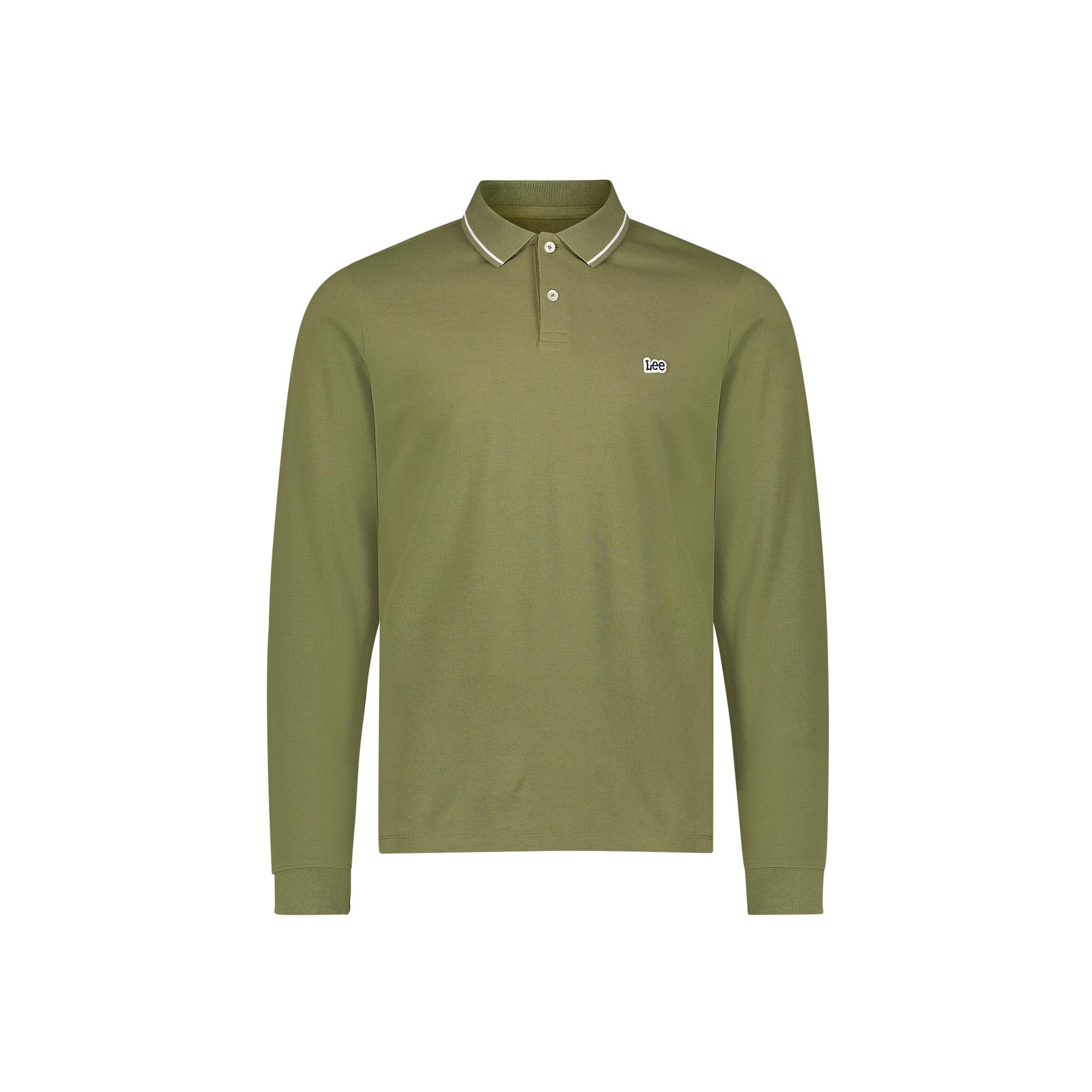 5401139041691 - Piqué-Poloshirt mit langen Ärmeln Lee