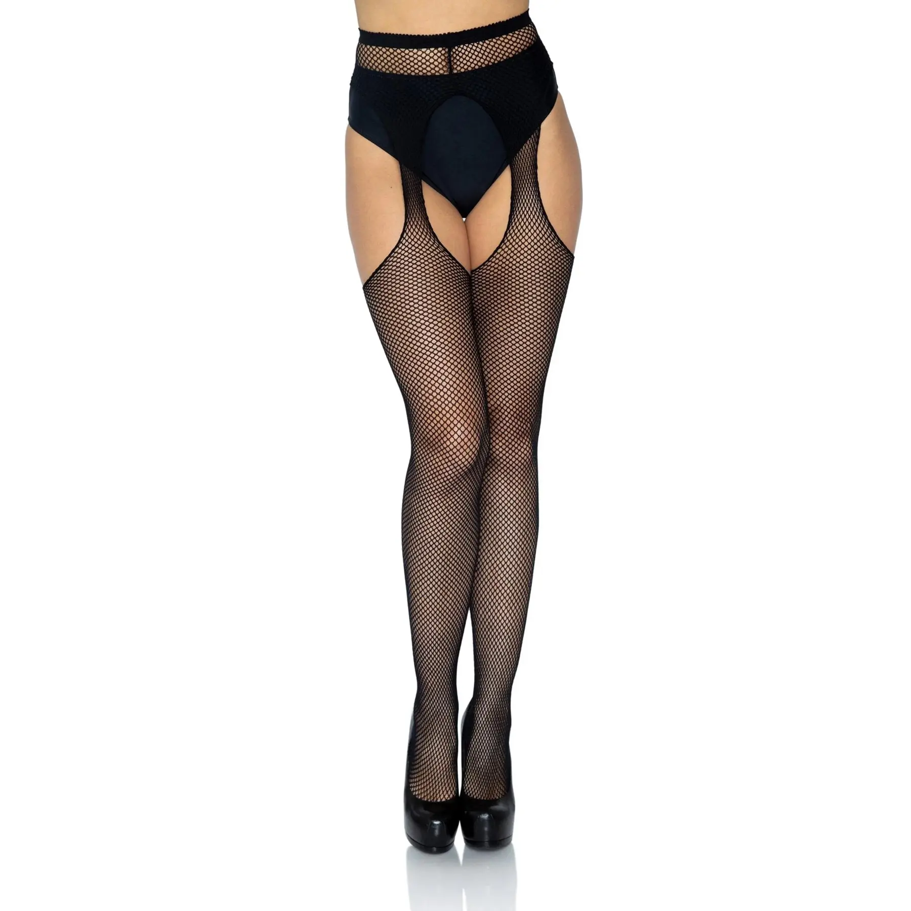 Netzstrumpfhalter Damen Leg Avenue