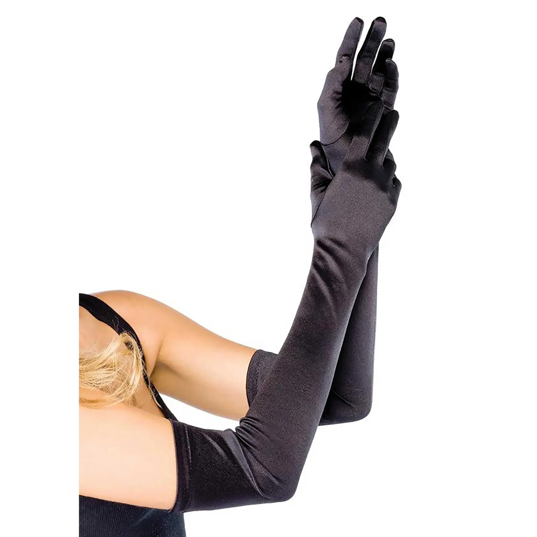 Satin-Handschuhe für Damen Leg Avenue