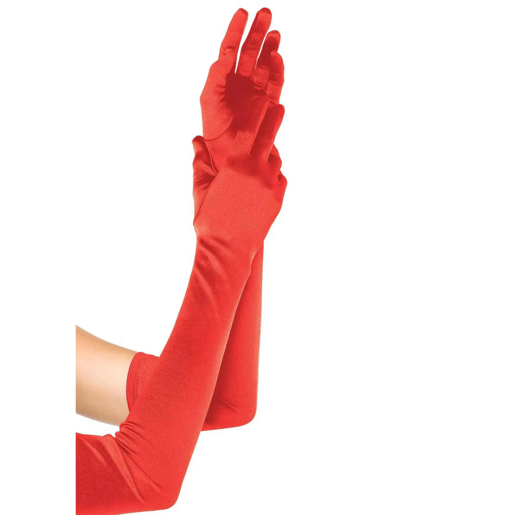 Satin-Handschuhe für Damen Leg Avenue