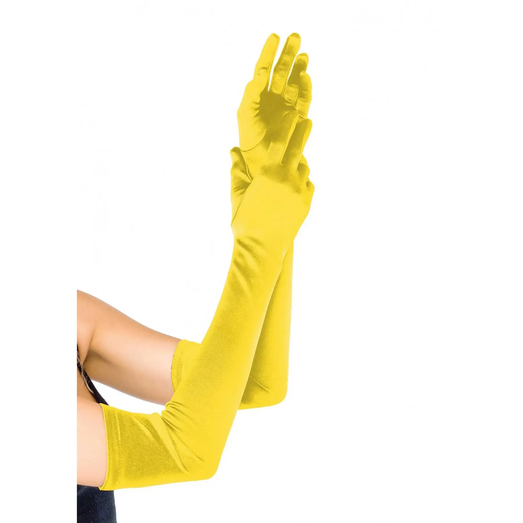 Satin Handschuhe Damen Leg Avenue Extra Long
