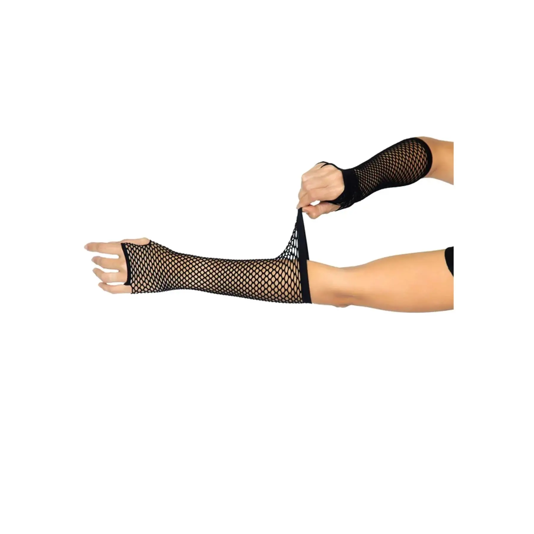 Dreiecknetz-Fingerlose Handschuhe Damen Leg Avenue