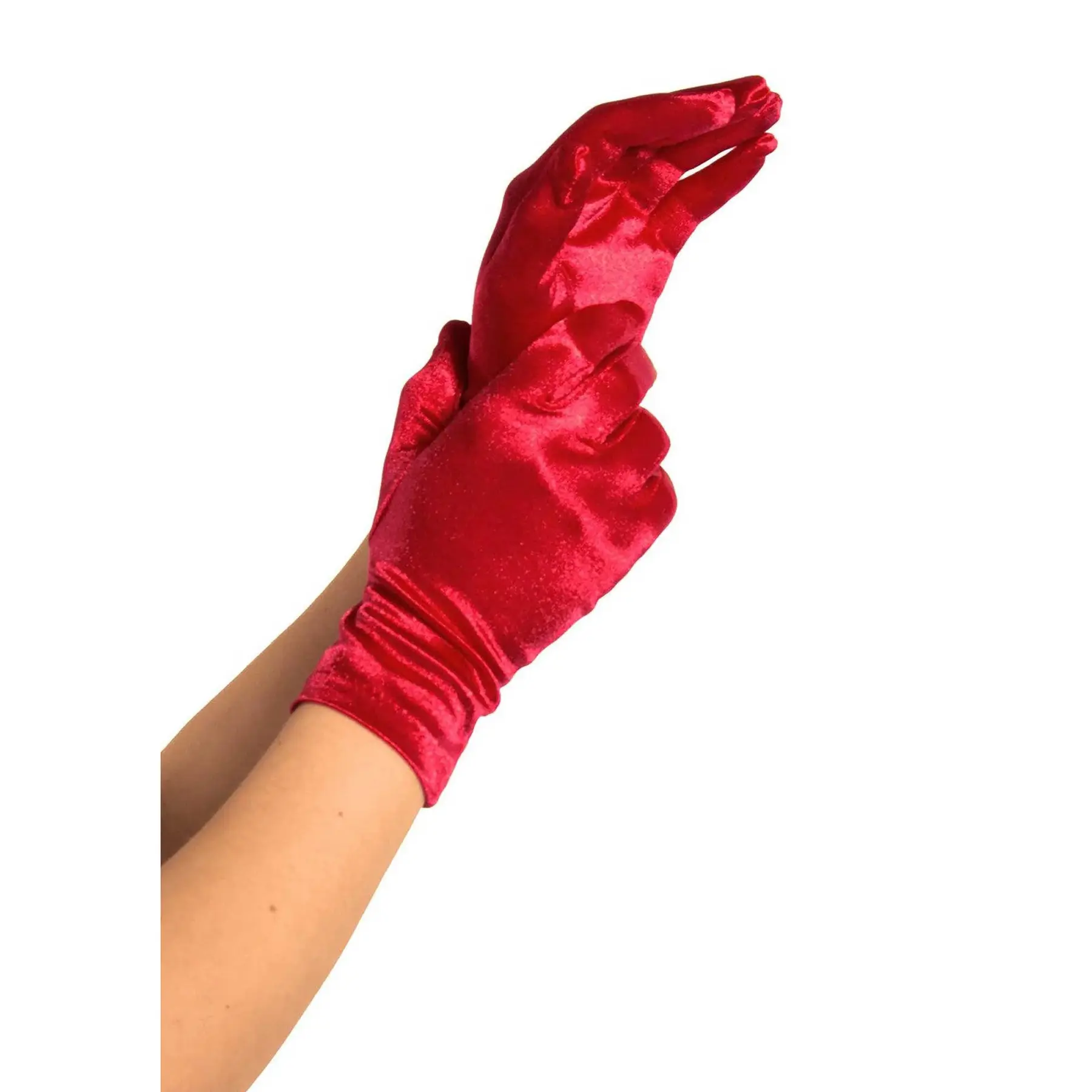 Satin-Handschuhe für Damen Leg Avenue
