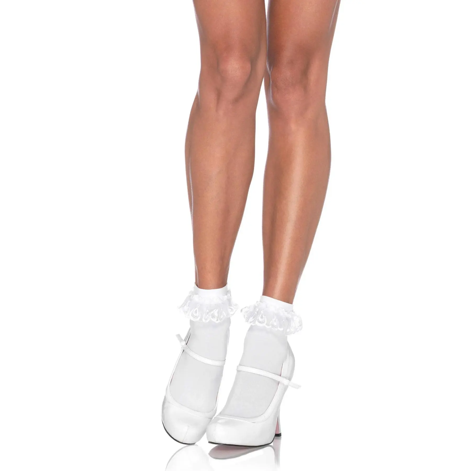 Damen Socken mit Spitzenvolants Leg Avenue