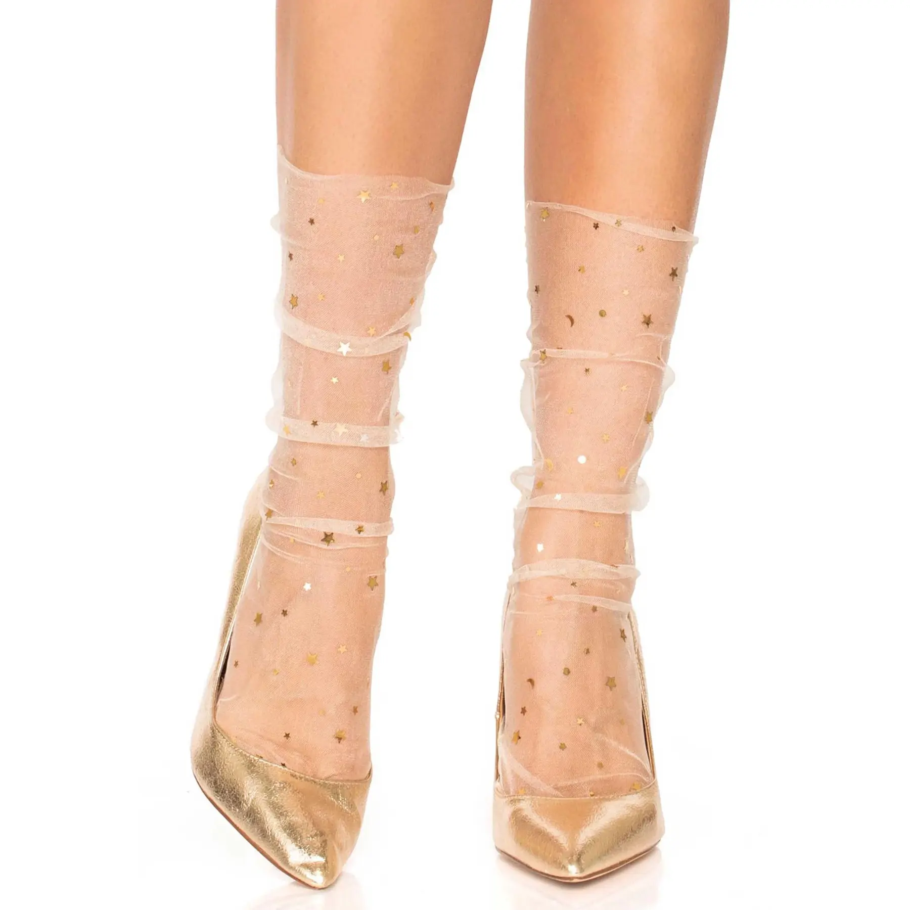 Socken für Damen Leg Avenue Star and Moons