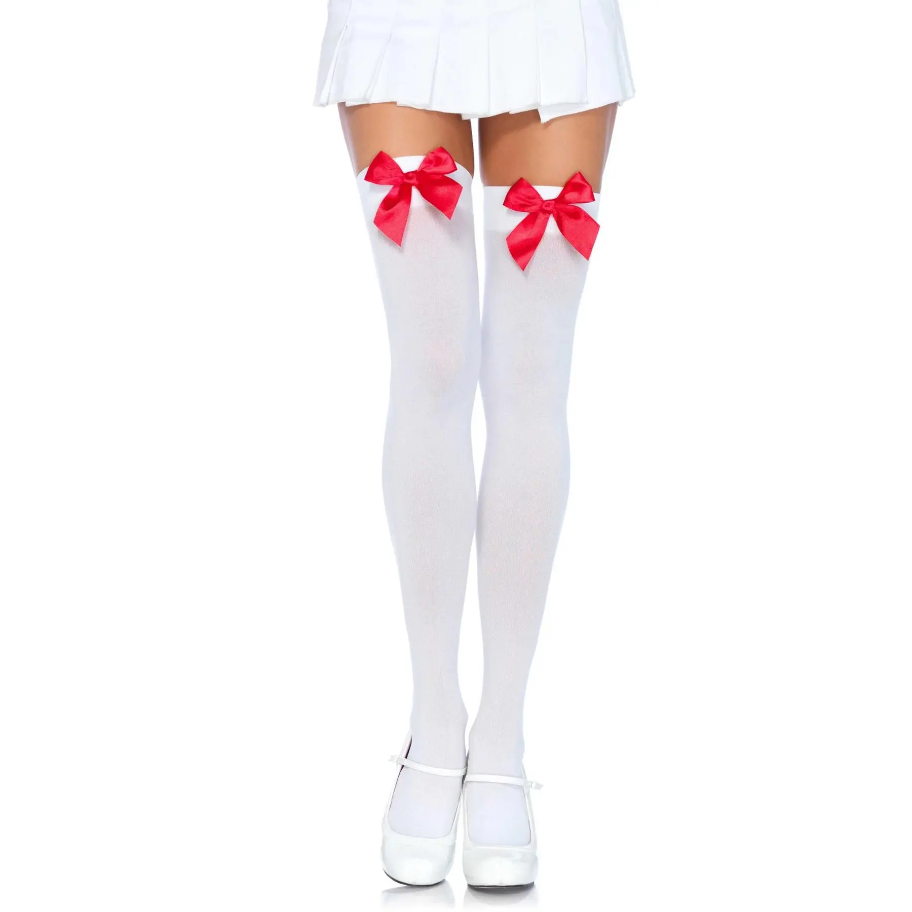 Lange Socken mit Schleife Damen Leg Avenue