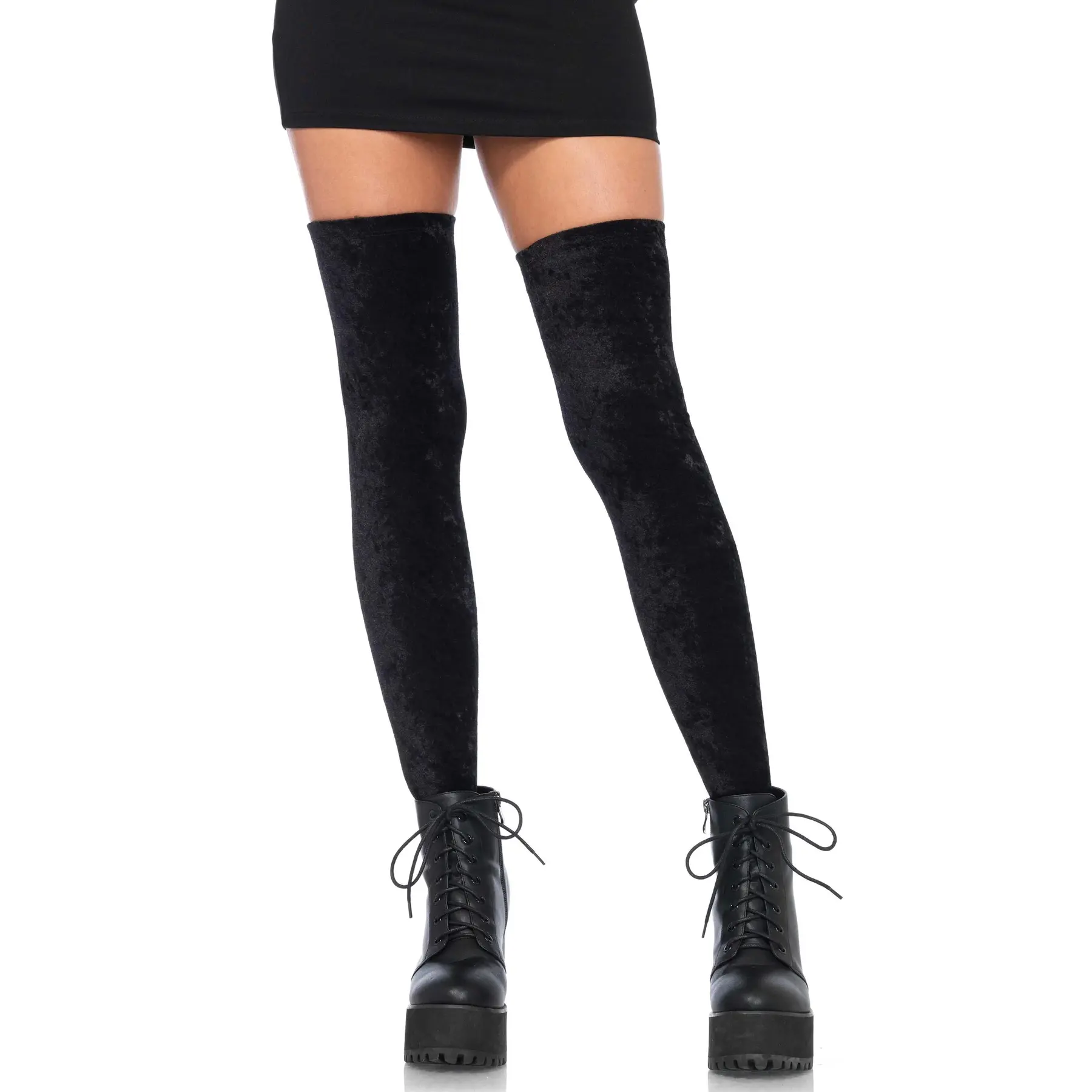 Samtkniehohe Stiefel Damen Leg Avenue
