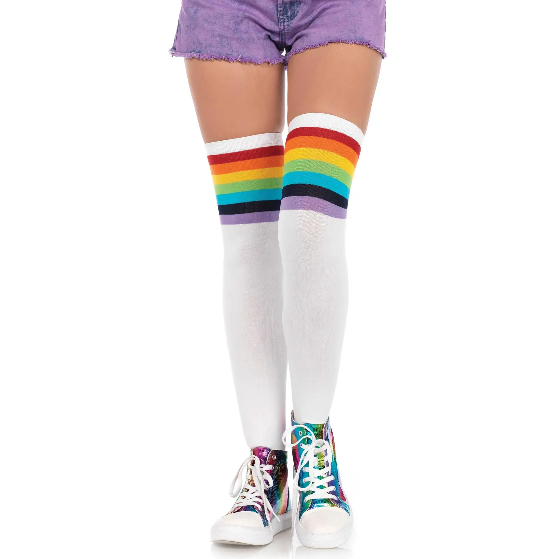 Damen Strümpfe Leg Avenue Over The Rainbow