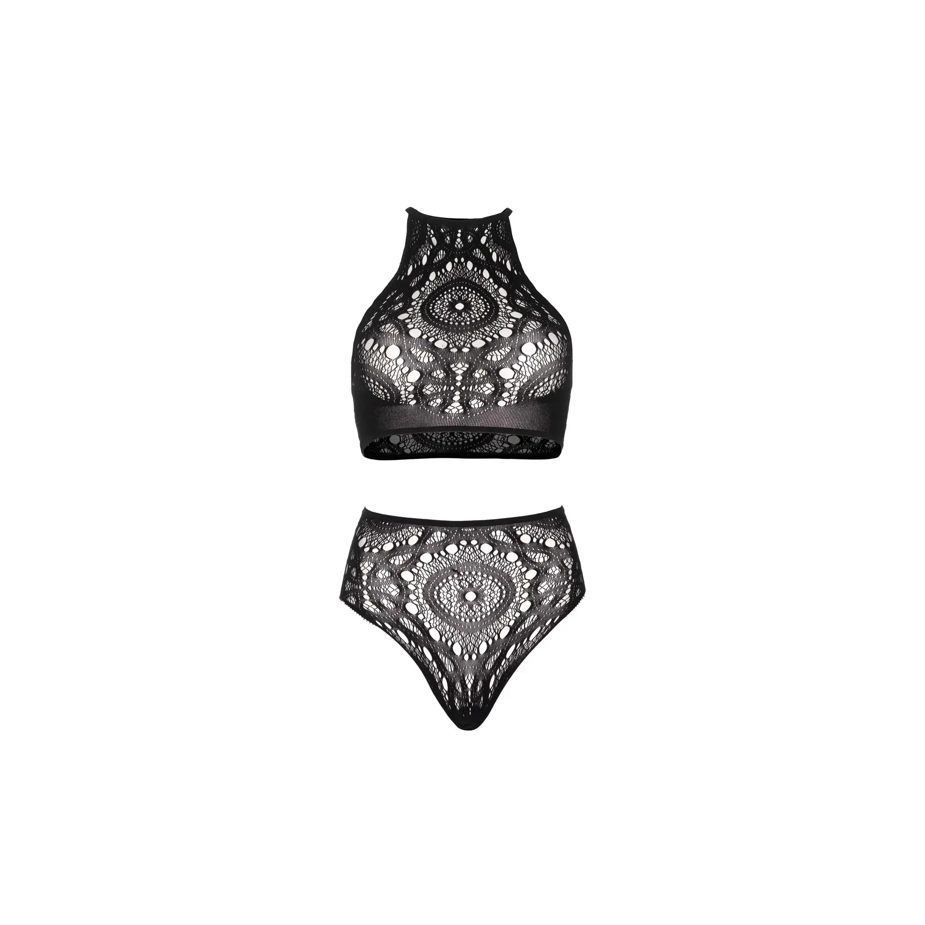 Completo Reggiseno e Mutandine a Vita Alta Donna