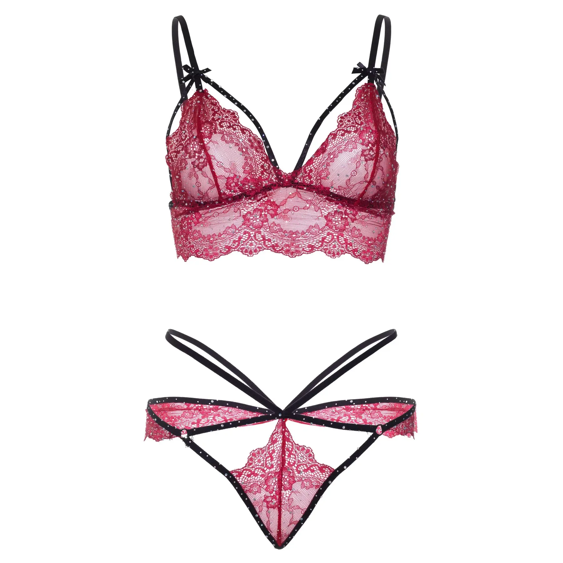 Damenanzug Leg Avenue Strappy Bralette