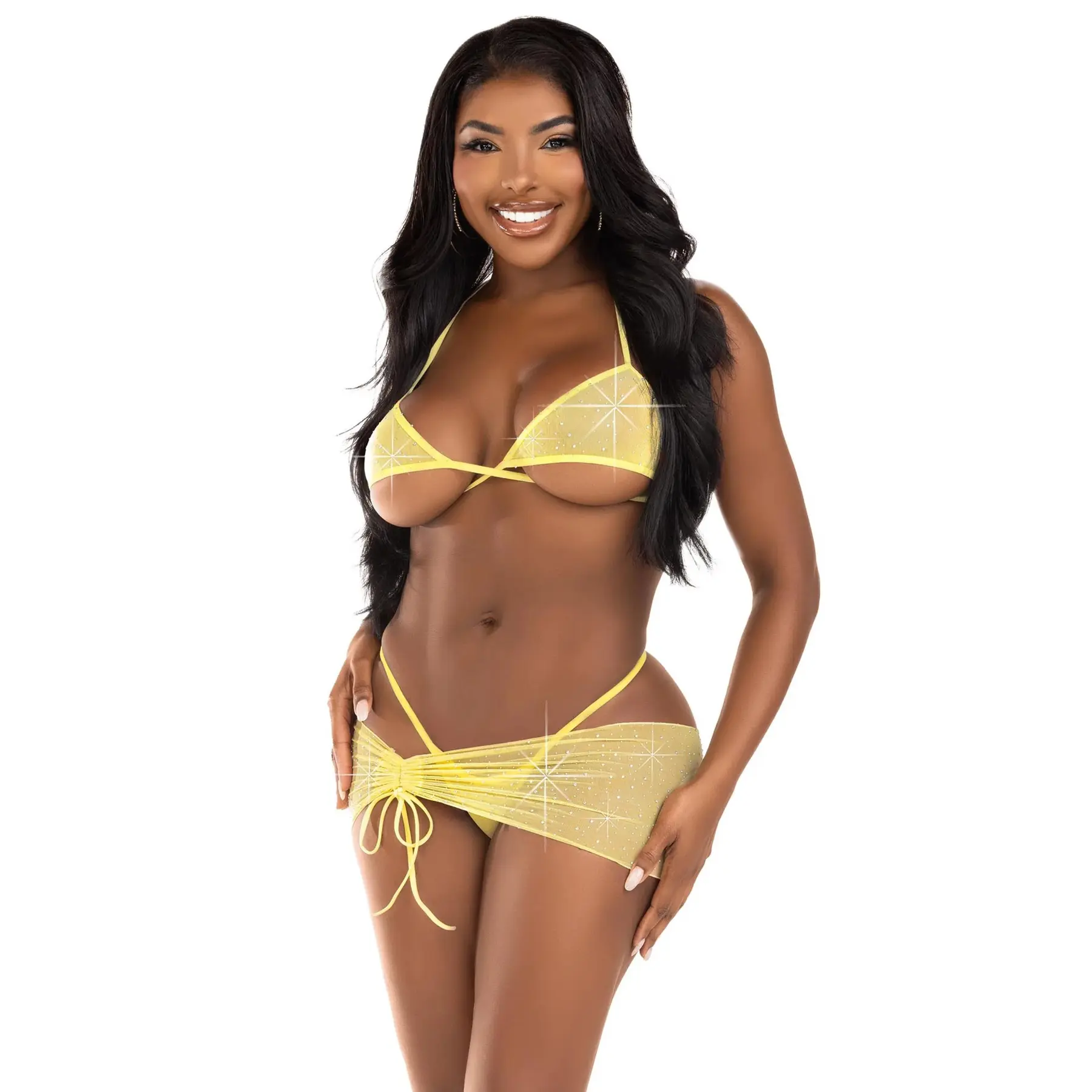 Completo sportivo da donna  Rhinestone Bra