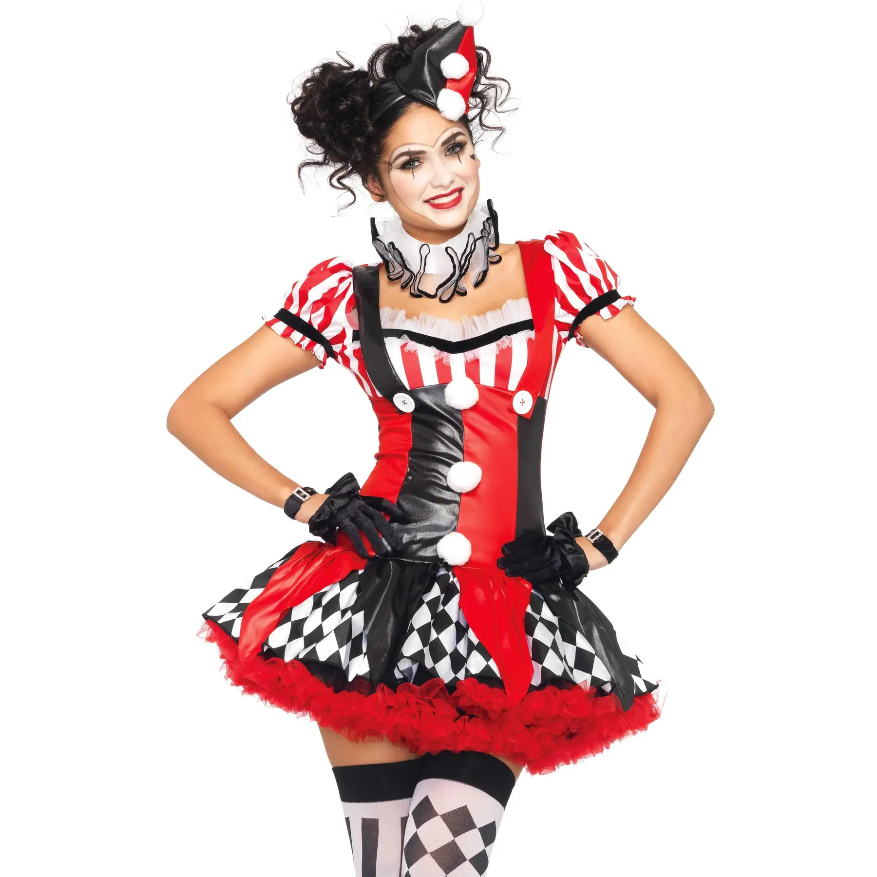 Kleid Damen Leg Avenue Clown
