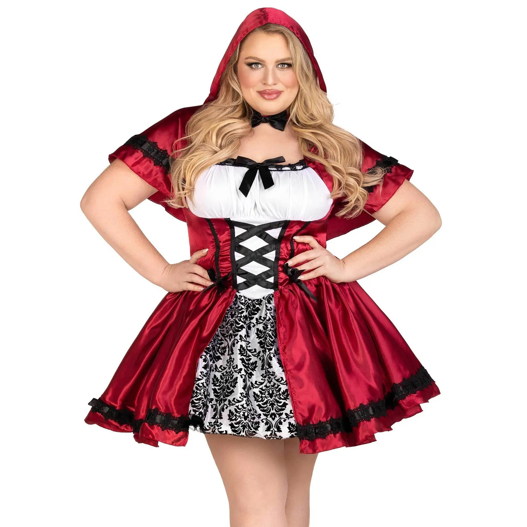 Kleid Damen Leg Avenue Gothic Red Riding