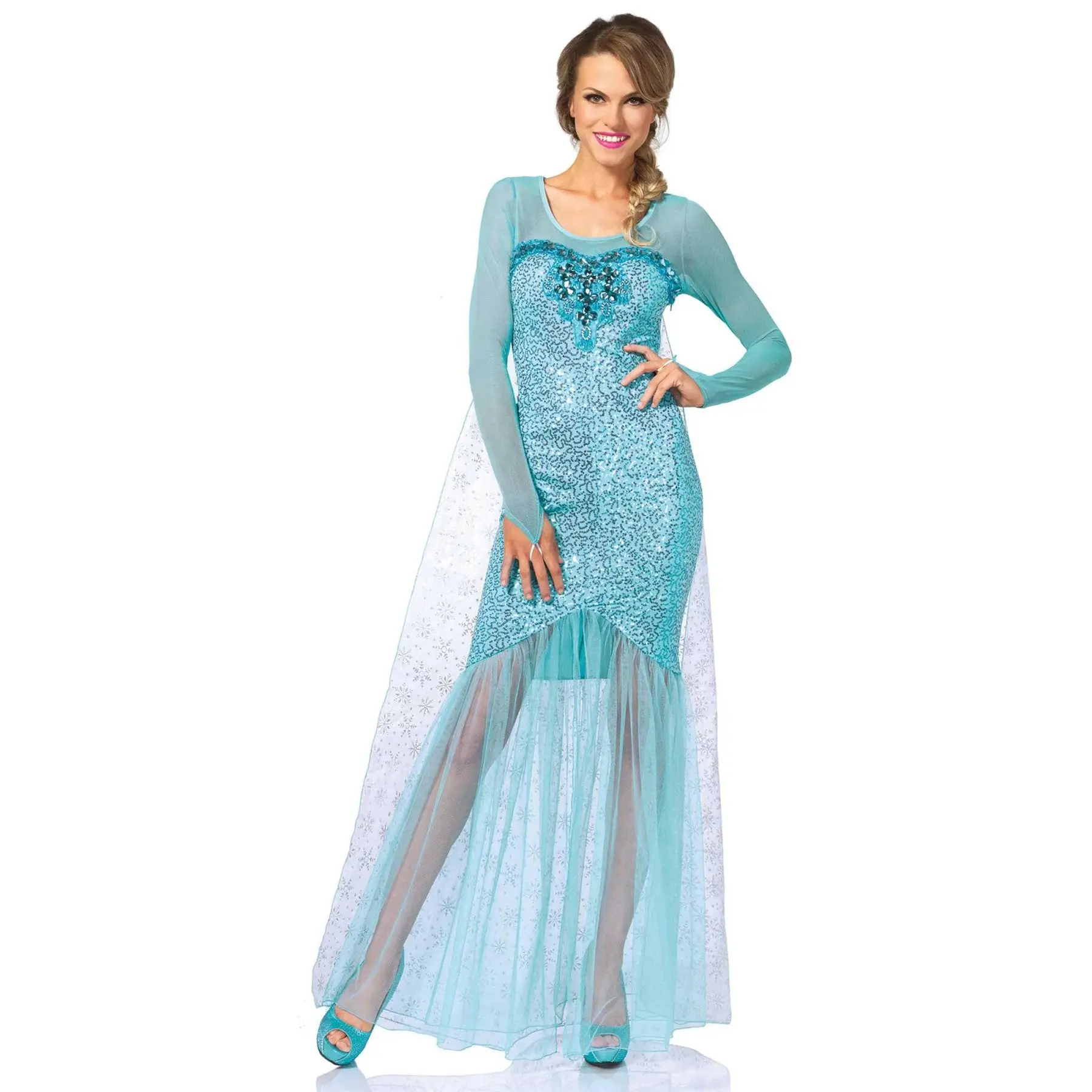 Kleid Damen Leg Avenue Fantasy Snow
