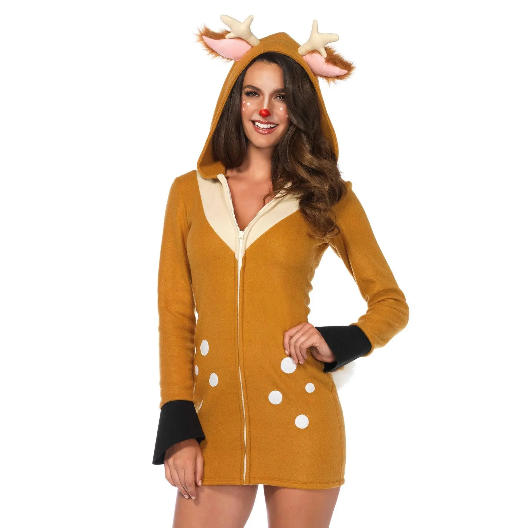 Kleid Damen Leg Avenue Cozy Fawn