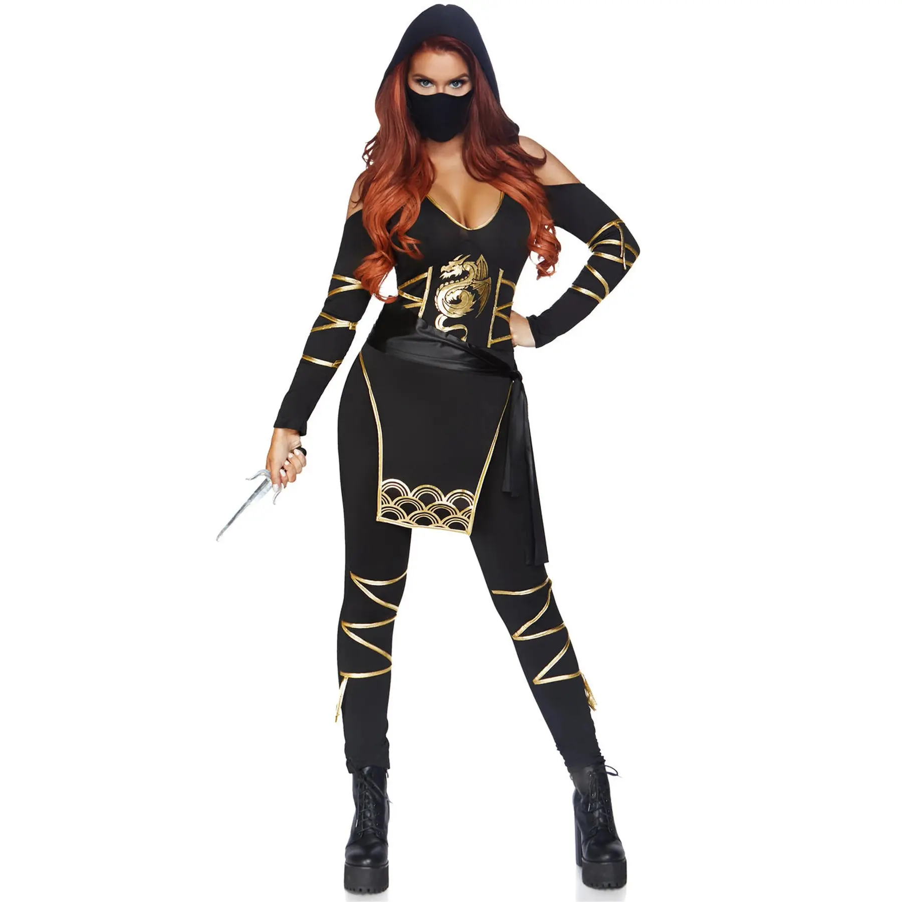 Tuta con Cappuccio Donna  Ninja