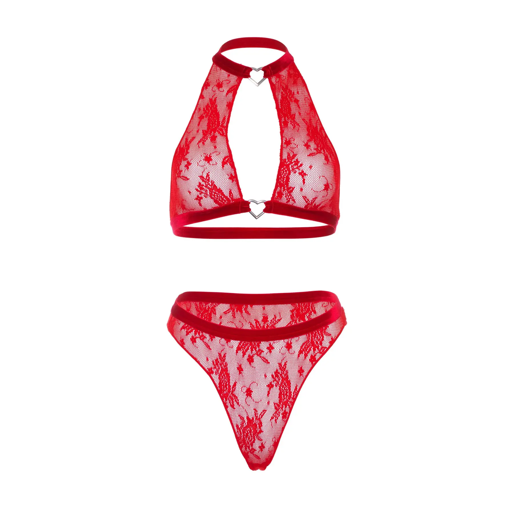 Set TOP schiena scoperta e slip vita alta donna
