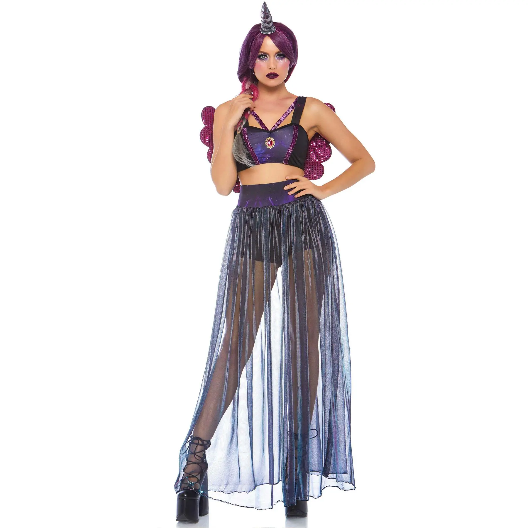 Kostüm Damen Leg Avenue Galaxy Unicorn
