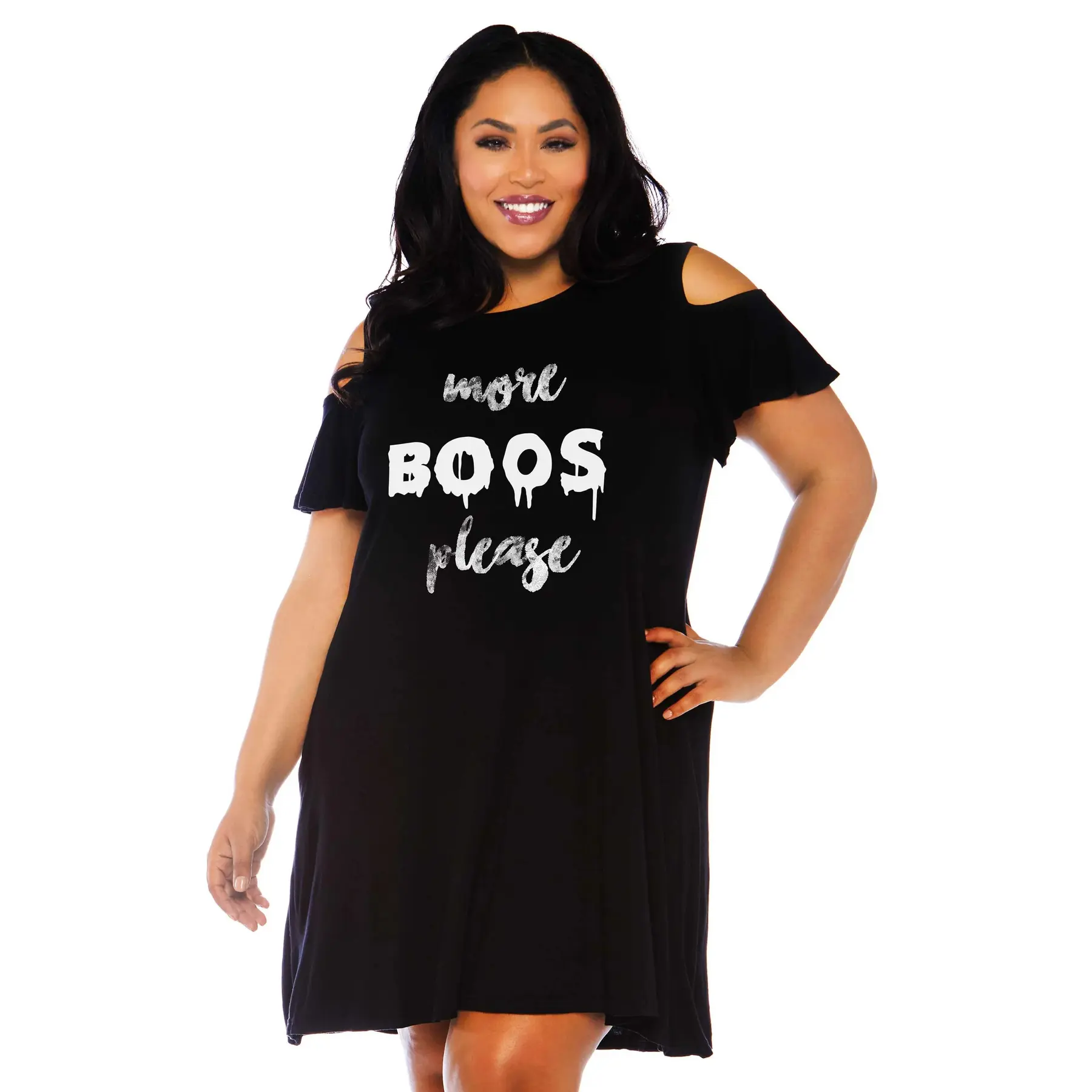 T-shirt Kleid Plus Jersey Damen Leg Avenue Boos